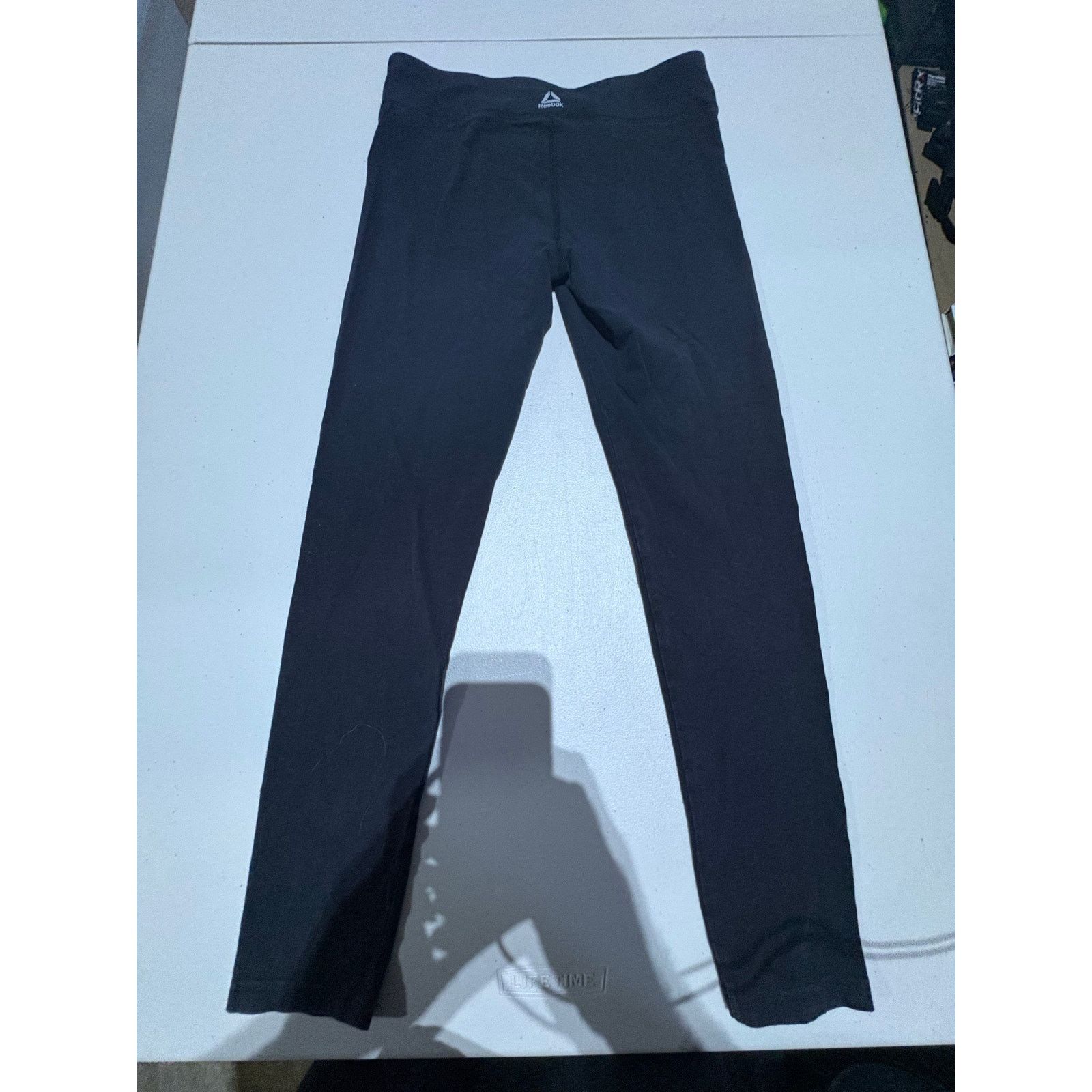 Reebok Reebok Women’s Black Athletic Leggings Size Large 12 14 Size 34" / US 12 / IT 48 - 2 Thumbnail