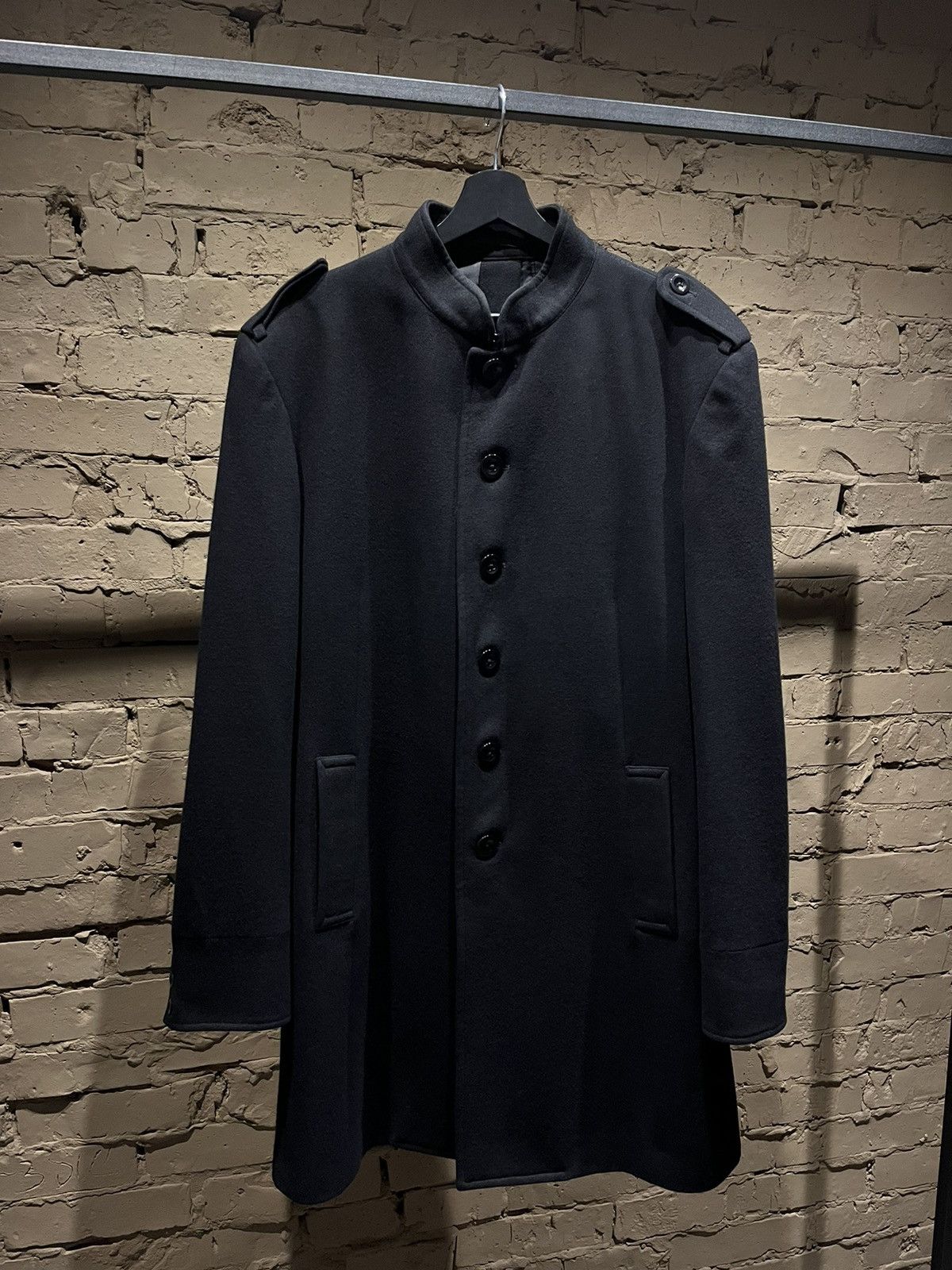 image of Yohji Yamamoto Coat in Black, Men's (Size XL)