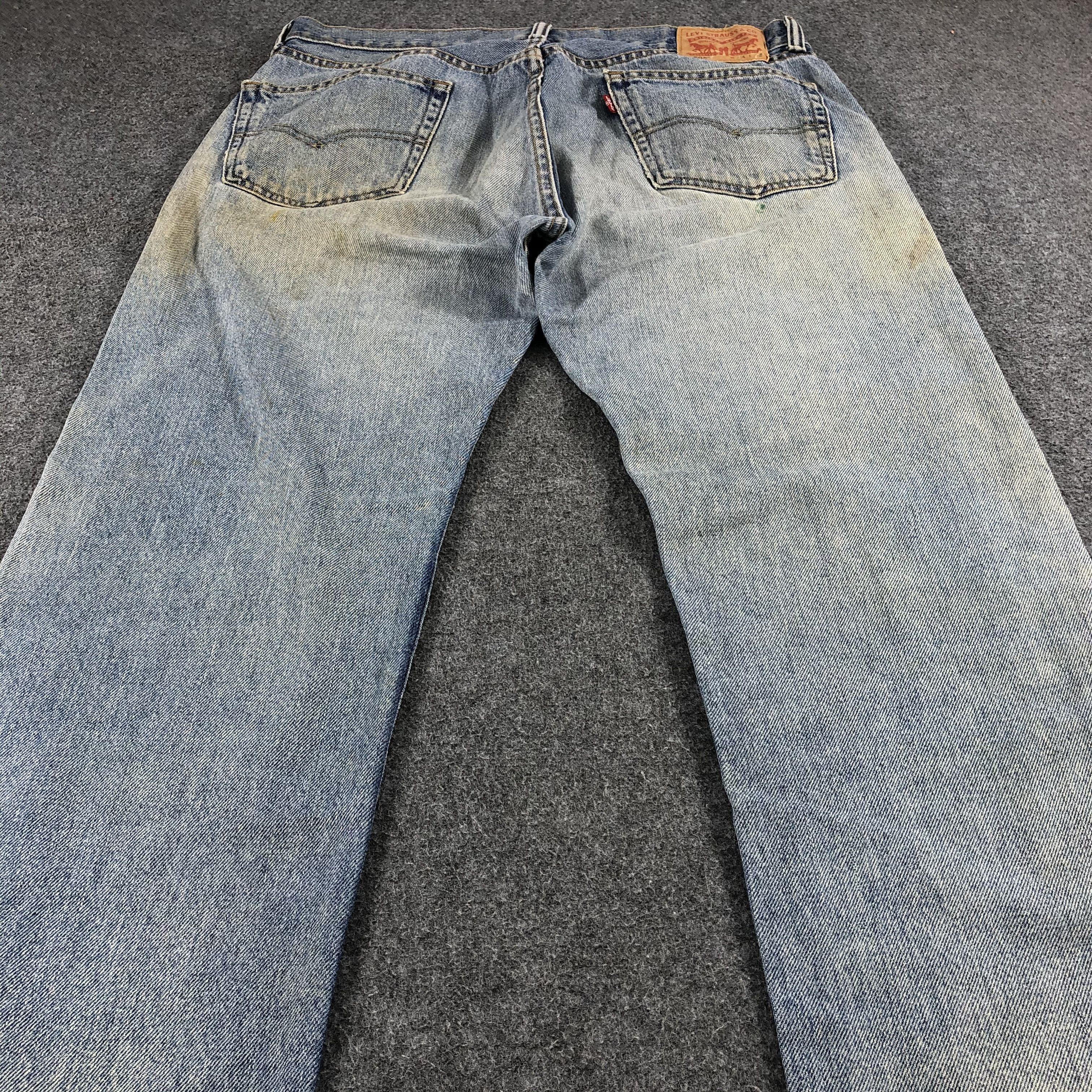 Levi's Vintage Light Wash Levis 505 Jeans- J1352 Size US 36 / EU 52 - 4 Thumbnail