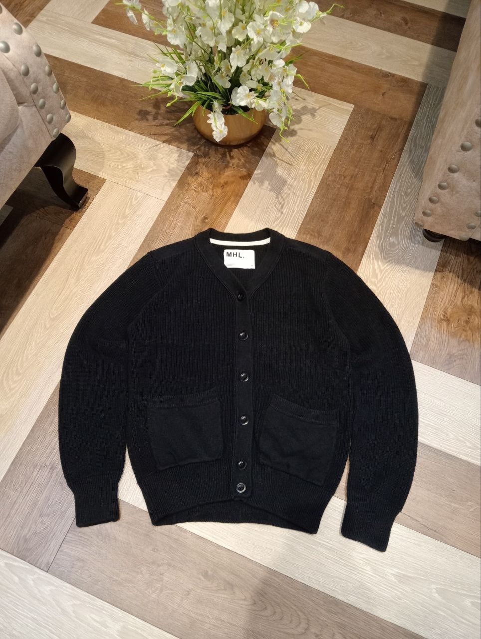 Margaret Howell MARGARET HOWELL BLACK KNITTED SWEATER Size M / US 6-8 / IT 42-44 - 2 Thumbnail