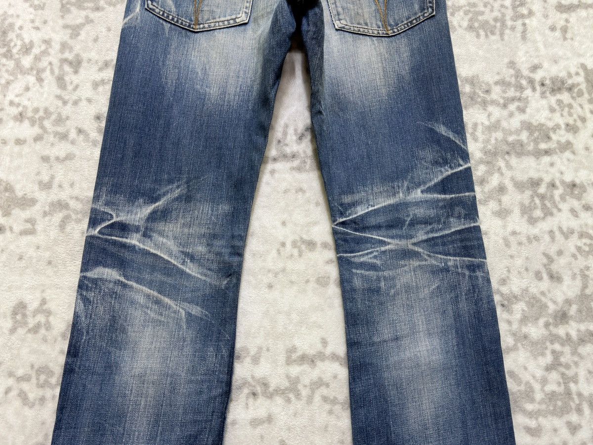 If Six Was Nine Vintage Jackrose Distressed Flare Bootcut Grunge Whiskered Size US 30 / EU 46 - 12 Thumbnail