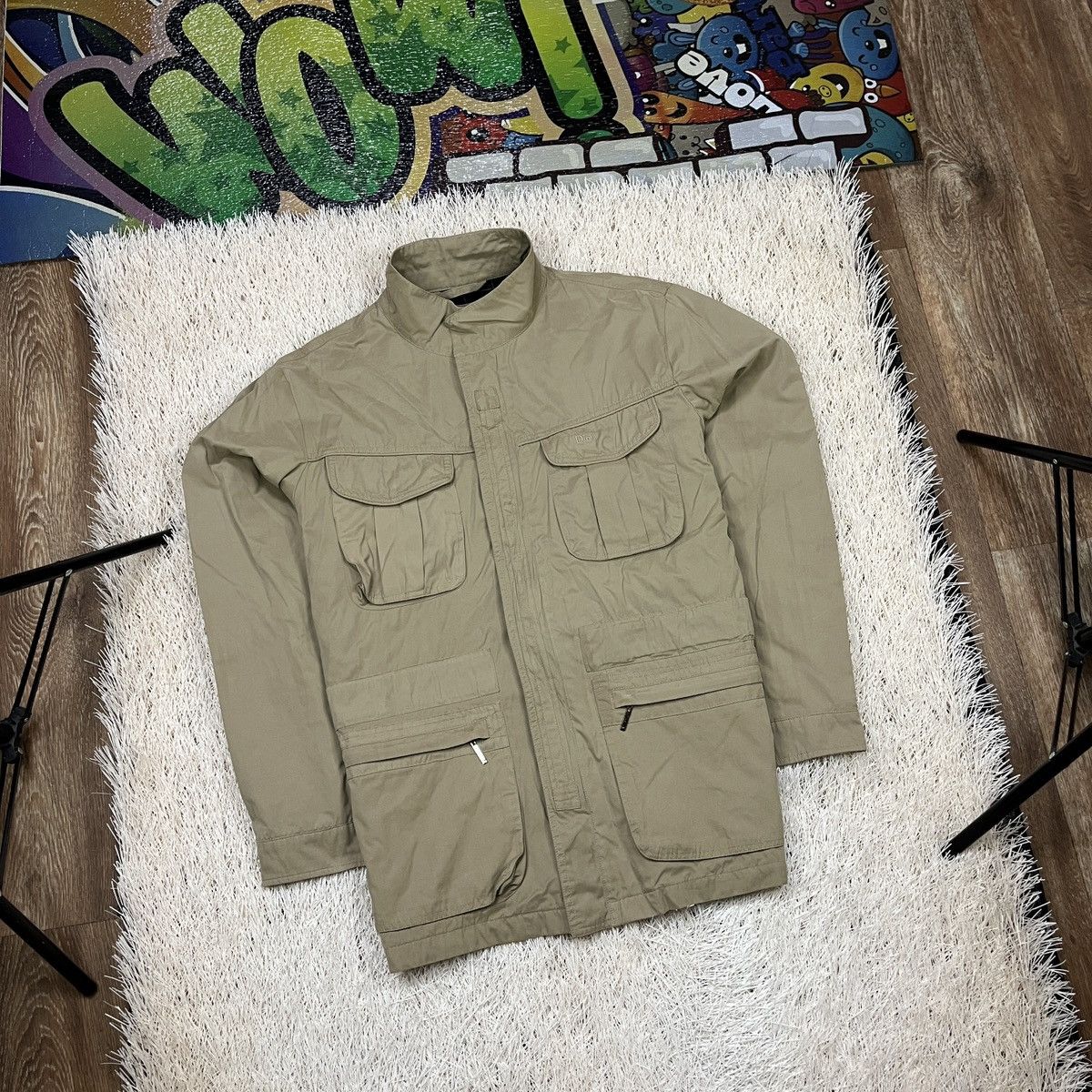 Christian Dior Monsieur Vintage Christian Dior Homme Jacket Safari Military CD Size US L / EU 52-54 / 3 - 1 Thumbnail