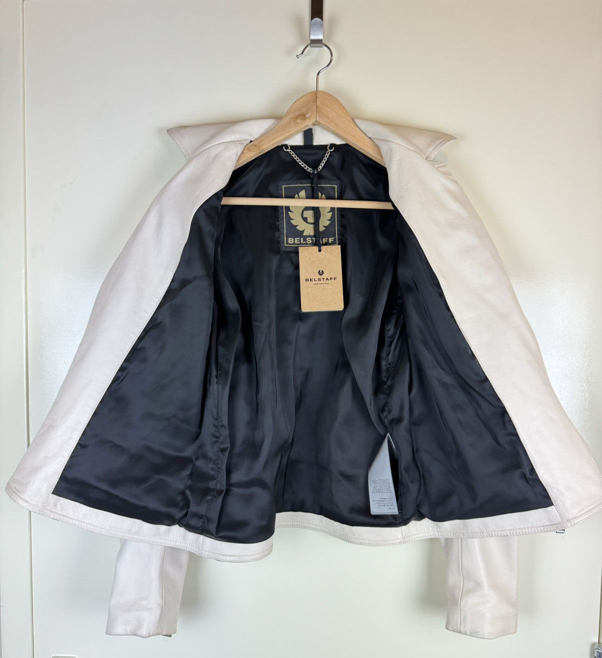 Belstaff Belstaff Devyn Bicolor blue white leather biker jacket RARE Size S / US 4 / IT 40 - 22 Thumbnail