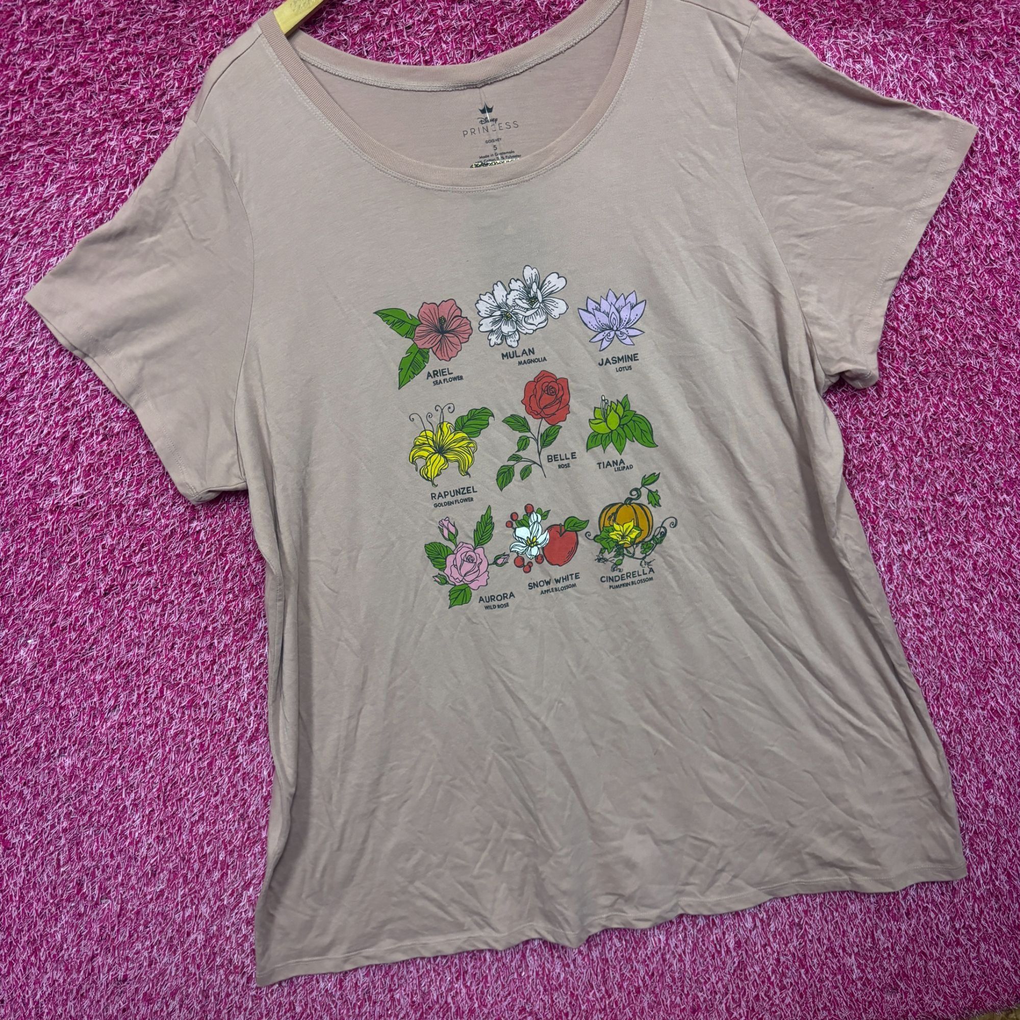 Disney Disney Princess Flower women’s plus size T-shirt 5 Size US S / EU 44-46 / 1 - 3 Thumbnail