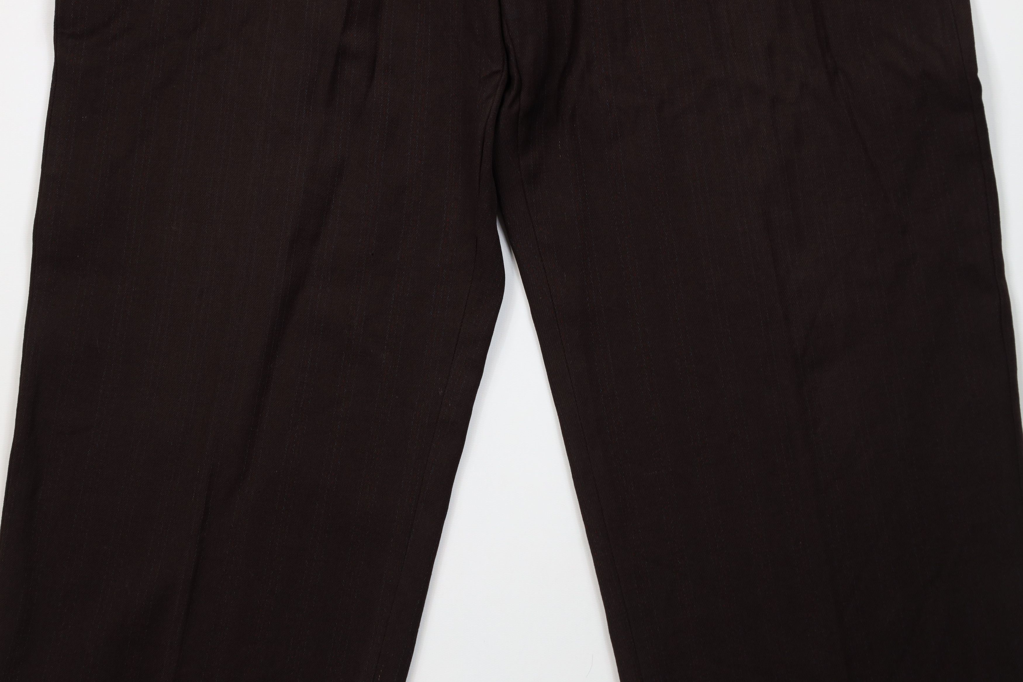 Vintage Vintage 30s 40s Wool Striped Chino Pants Button Fly USA Size US 32 / EU 48 - 3 Thumbnail