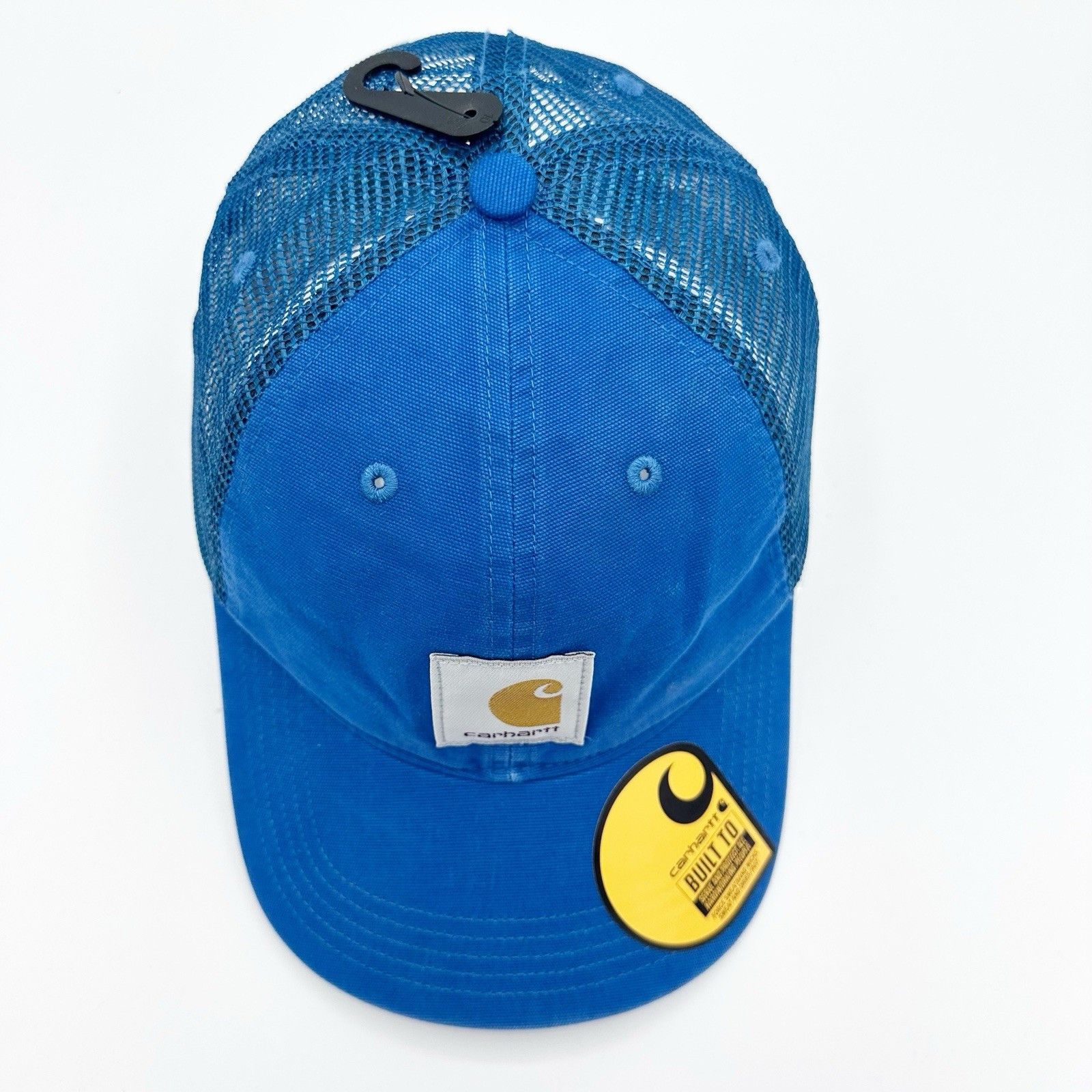 Carhartt New CARHARTT Force Canvas Mesh Back Hat Blue Front Patch Size ONE SIZE - 7 Thumbnail