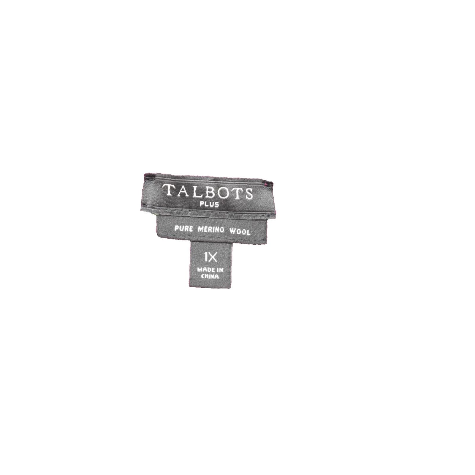 Talbots VINTAGE? No — Talbots Plus 1X Pure Merino Wool Knit Blazer Sweater Jacket Berry Pink 3-Button Cardigan Sweatshirt? Size XL / US 12-14 / IT 48-50 - 8 Thumbnail