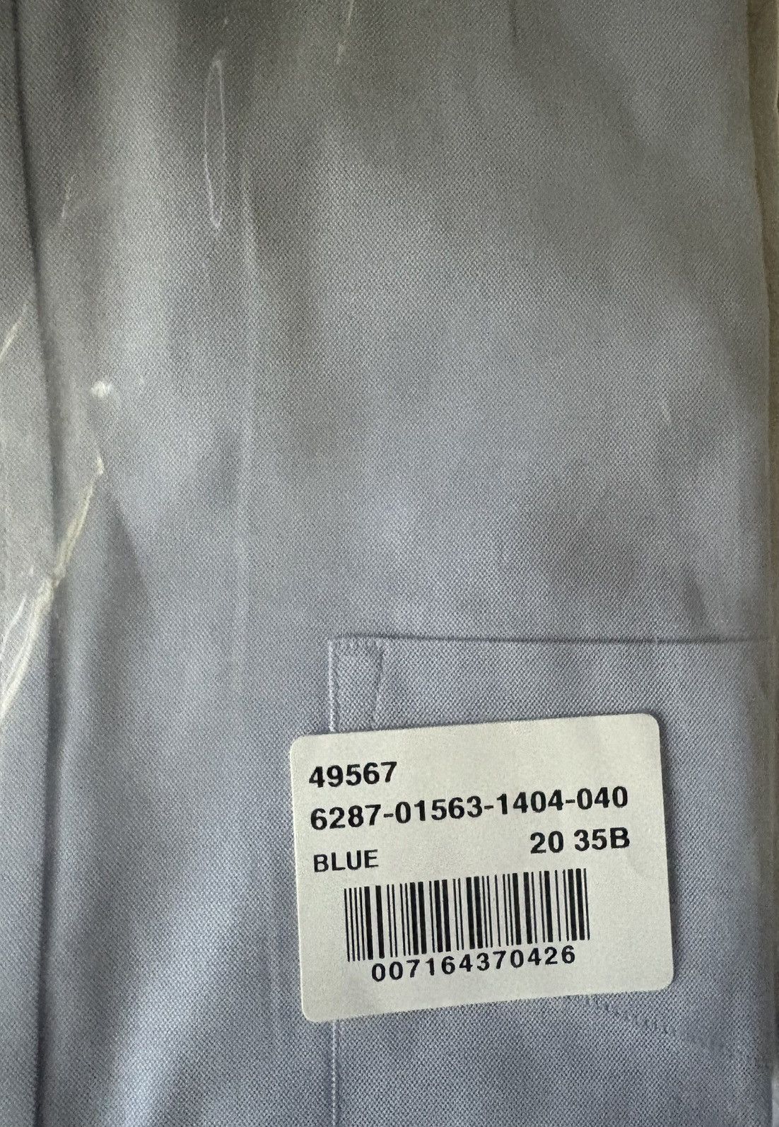 Jos. A. Bank Nwt Joseph A Banks Blue Cotton Pinpoint Shirt 20-35b Size US XXL / EU 58 / 5 - 2 Thumbnail