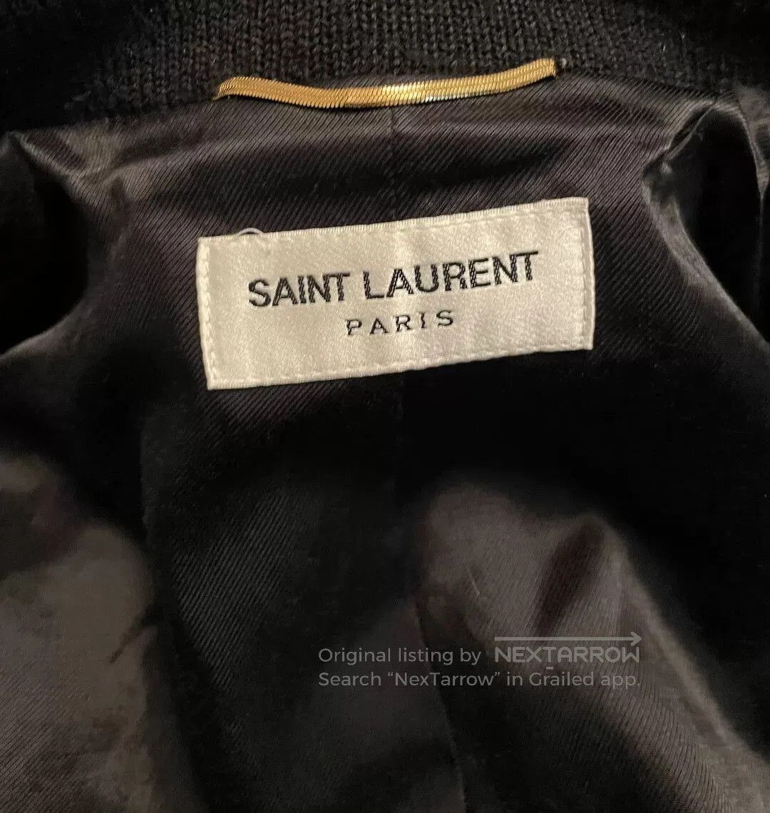 Saint Laurent Paris Saint Laurent Women's Baseball Jacket Size 36. Size XS / US 0-2 / IT 36-38 - 4 Thumbnail