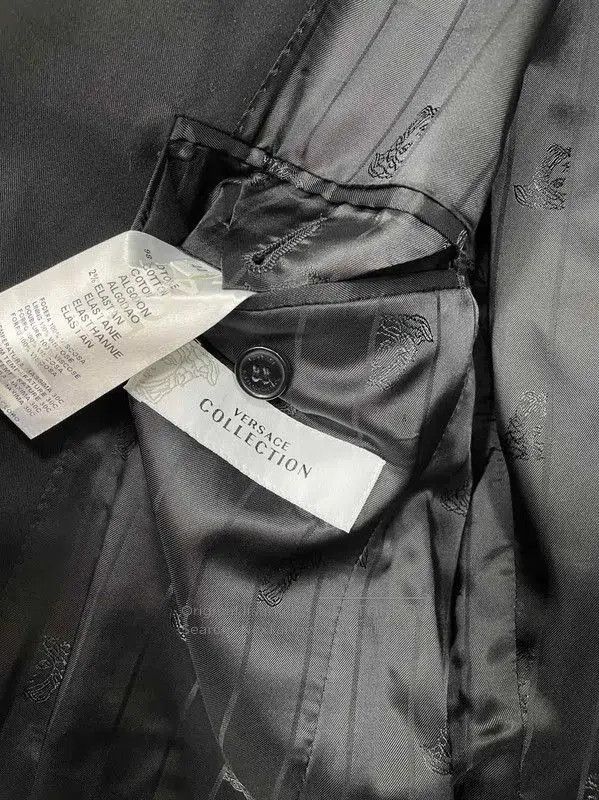 Versace Versace Black Men's Long Sleeve Short Jacket . Size US XS / EU 42 / 0 - 5 Thumbnail