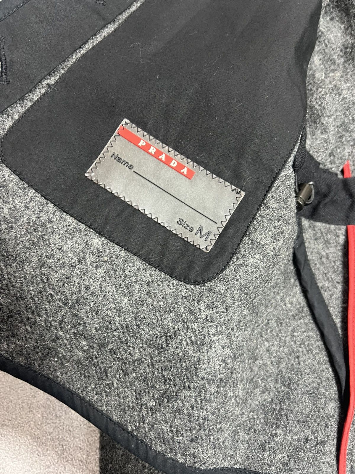 Prada Luxury Prada 00s Wool Blazer Rare Jacket! Hype Size M / US 6-8 / IT 42-44 - 8 Thumbnail