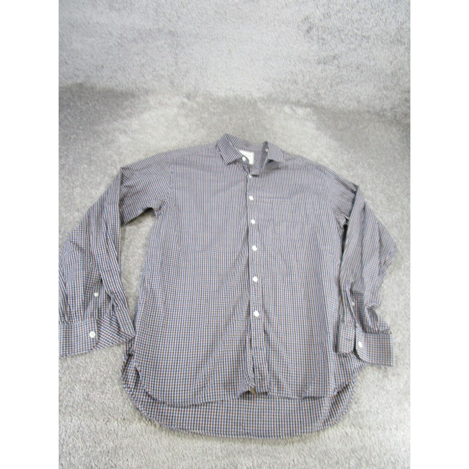 Billy Reid shops XL dark grey short sleeve Henley