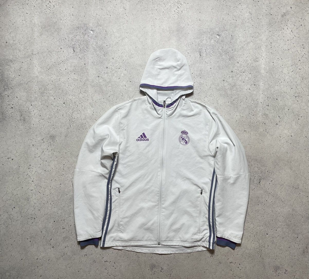Adidas Vintage Nylon Adidas Real Madrid Blokecore Football Jacket Size US M / EU 48-50 / 2 - 1 Thumbnail