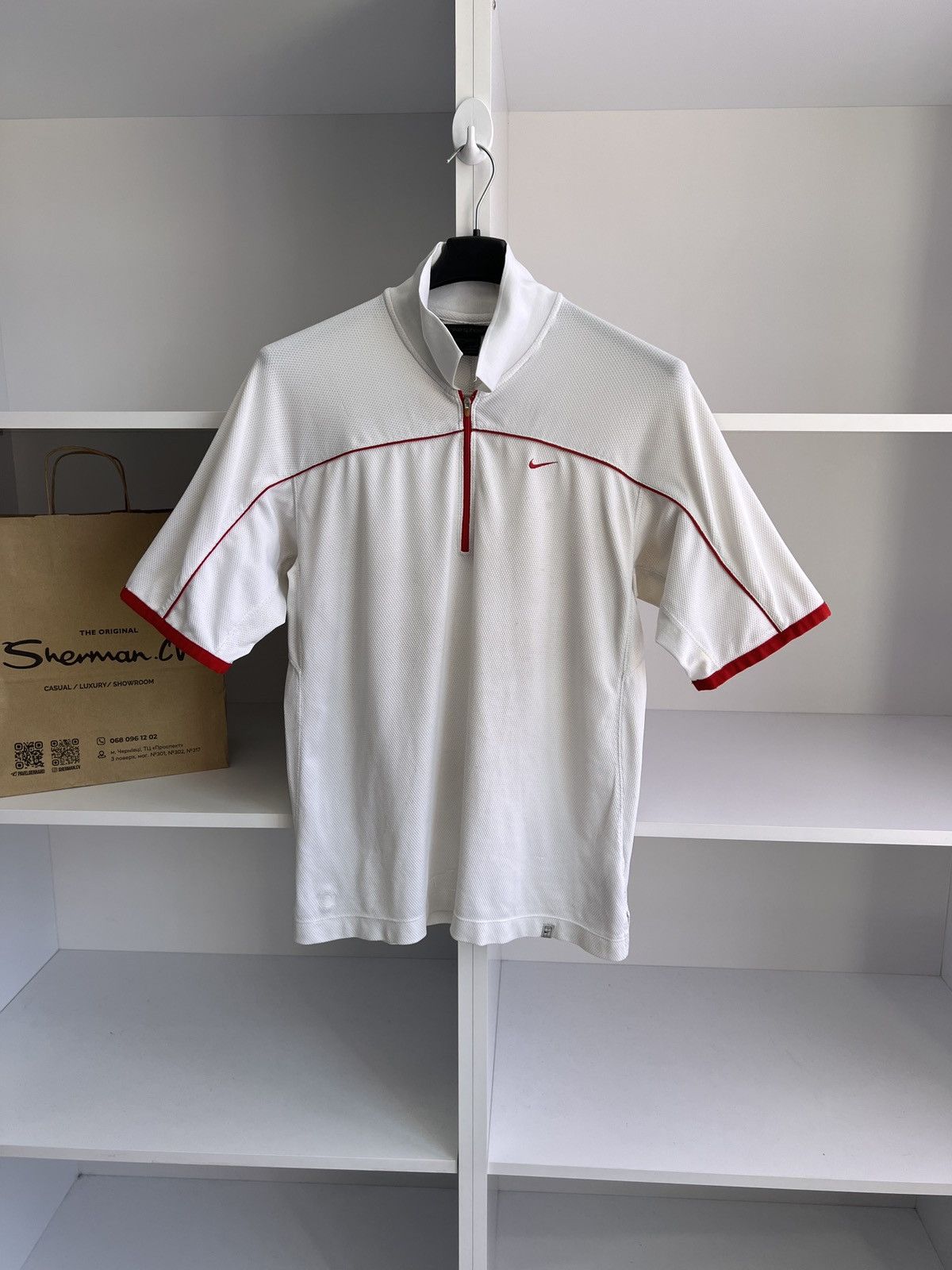 Nike × Vintage Vintage Nike Tennis Jersey Size US S / EU 44-46 / 1 - 3 Thumbnail