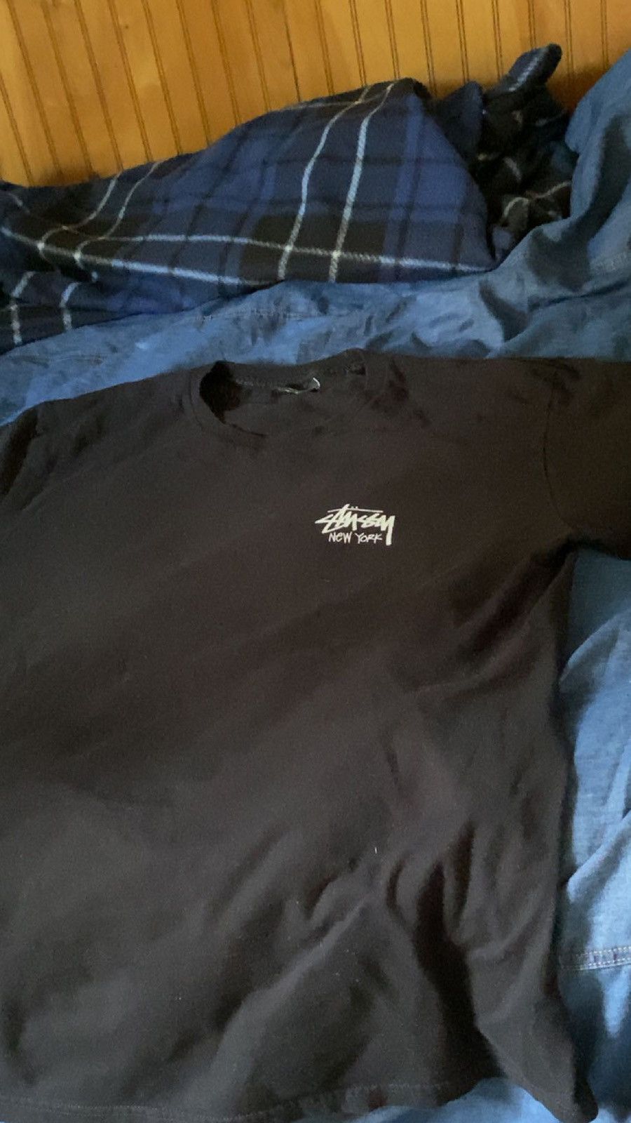 Stüssy Signature Logo New York Store Tee Size L