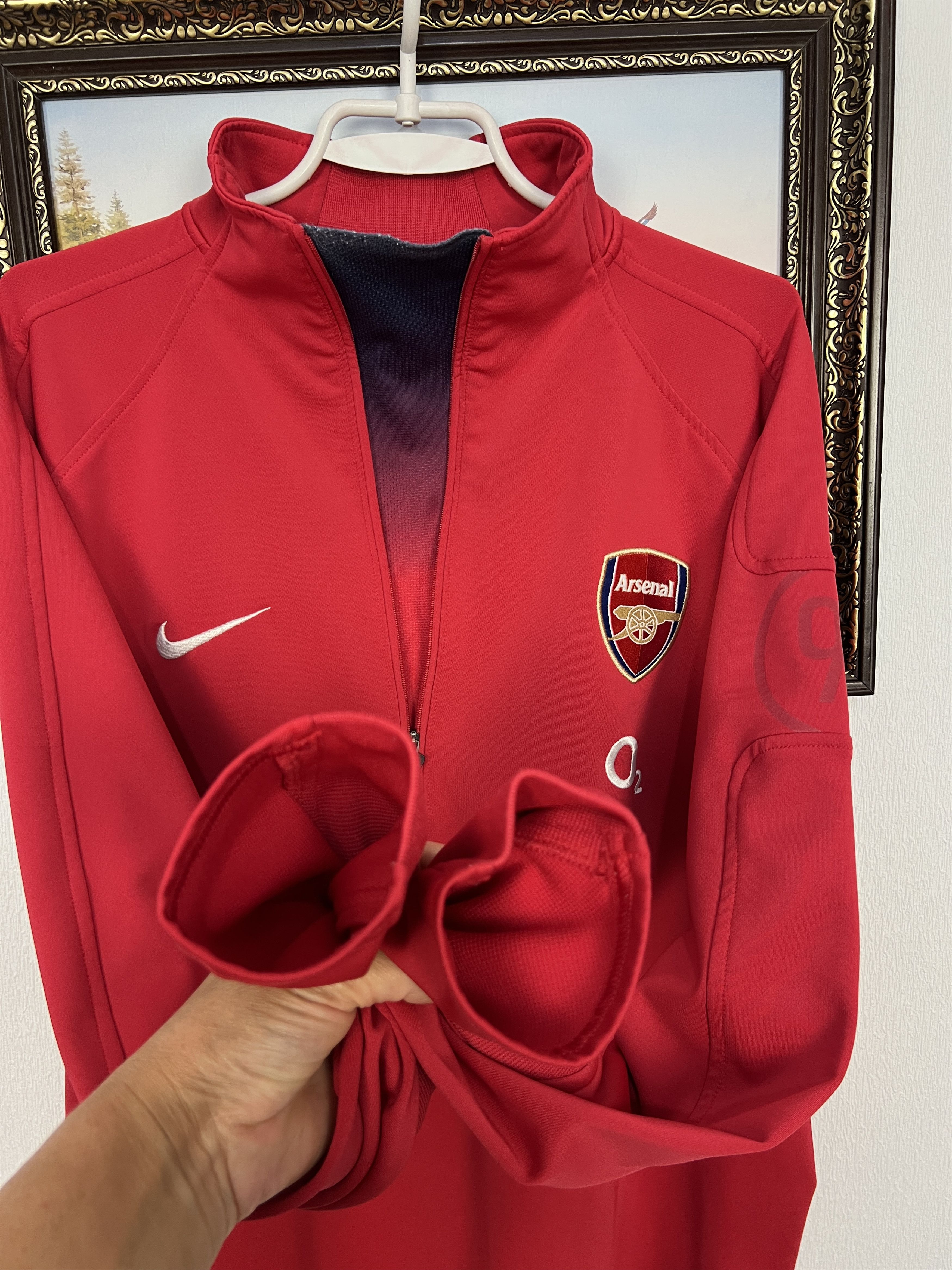 Nike Vintage Nike o2 Arsenal Football Train Sweatshirt Soccer Size US XL / EU 56 / 4 - 6 Thumbnail