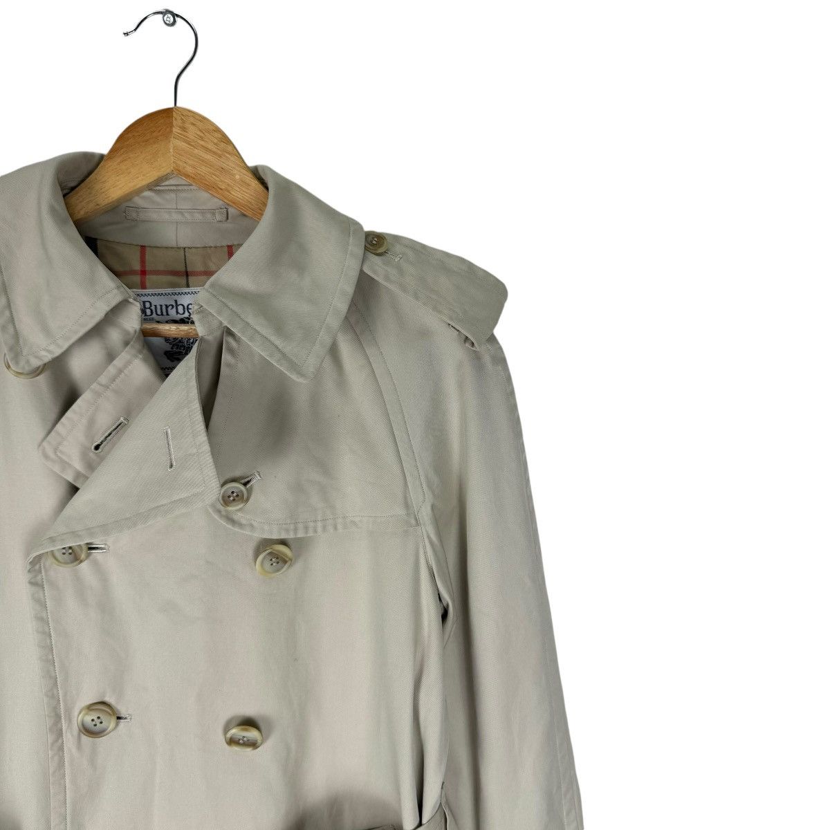 Burberry × Burberry Prorsum × Vintage ☀️BURBERRYS NOVA CHECK TRENCH COAT JACKET Size S / US 4 / IT 40 - 4 Thumbnail