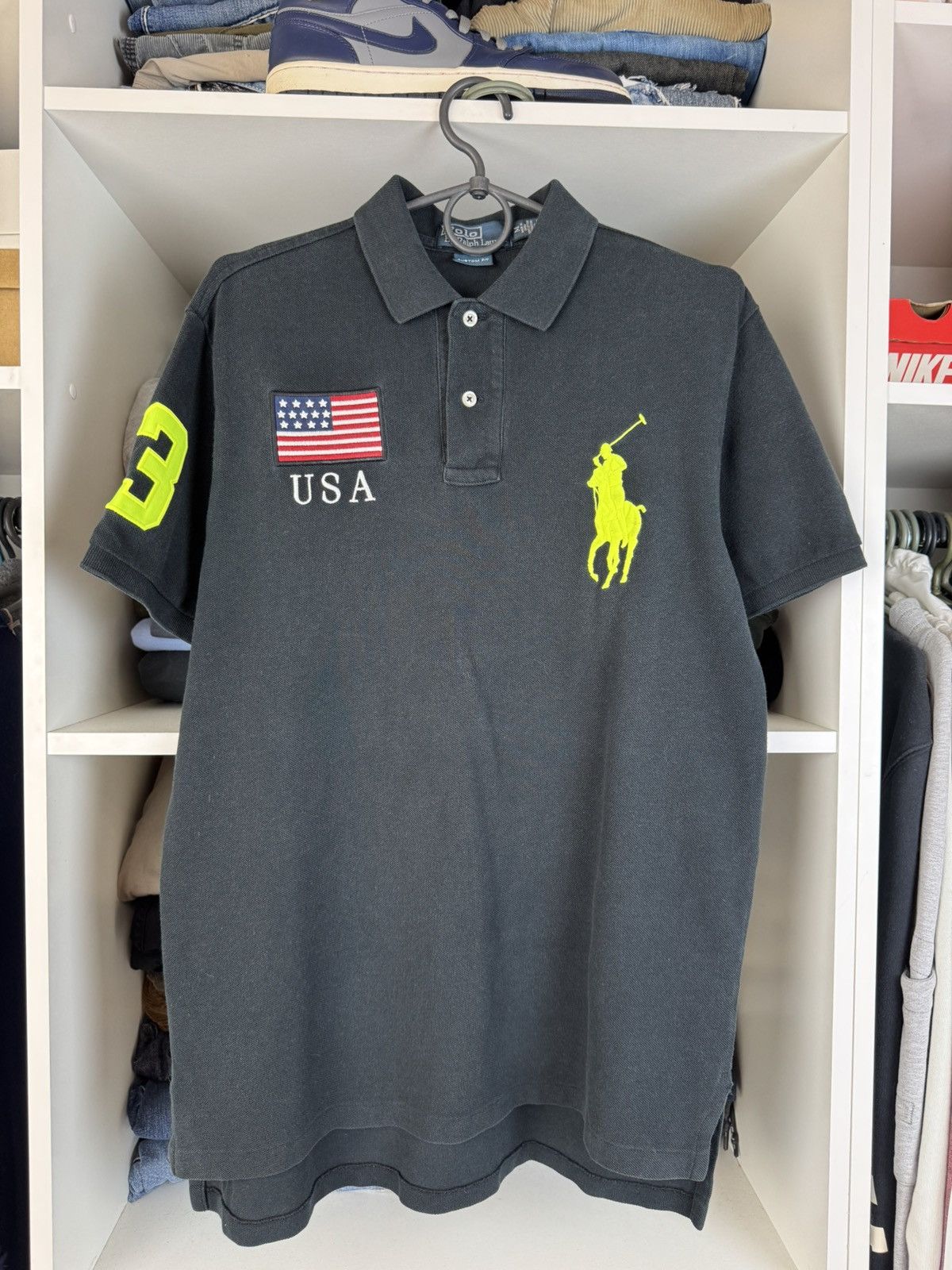 Polo Ralph Lauren Vintage Polo Ralph Lauren United States Polo T-shirt Size US M / EU 48-50 / 2 - 1 Thumbnail