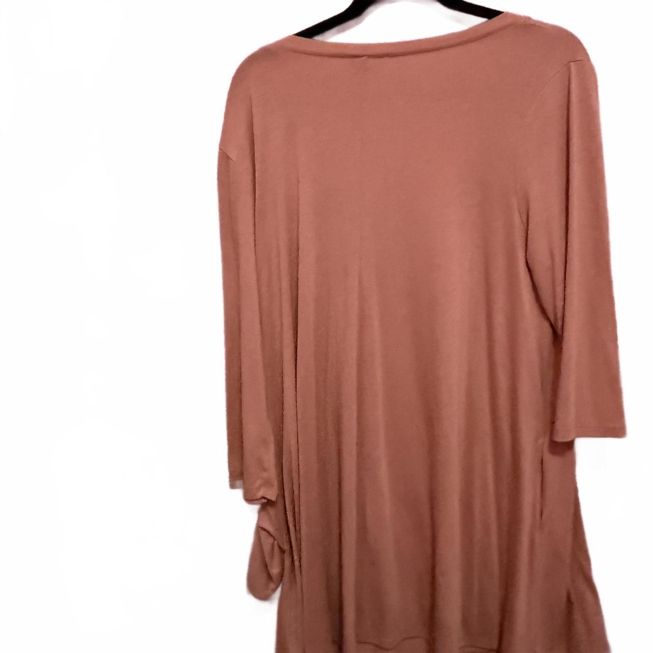 Designer Chic Oversized V-Neck Minidress Size XXL / US 16-18 / IT 52-54 - 2 Thumbnail