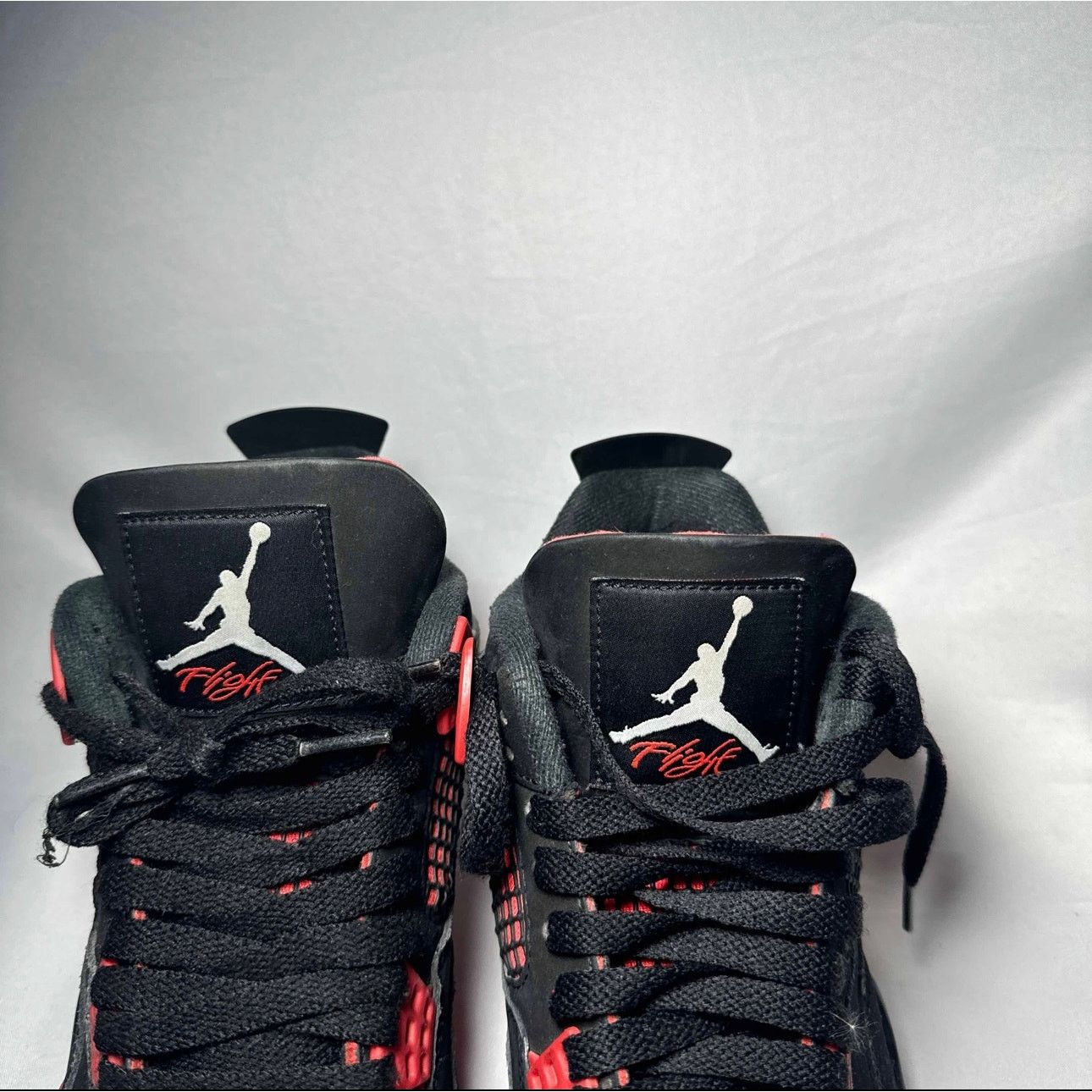 Jordan Brand × Nike Size 9.5 - Nike Air Jordan 4 Retro Red Thunder Men's Shoes Size US 9.5 / EU 42-43 - 9 Thumbnail