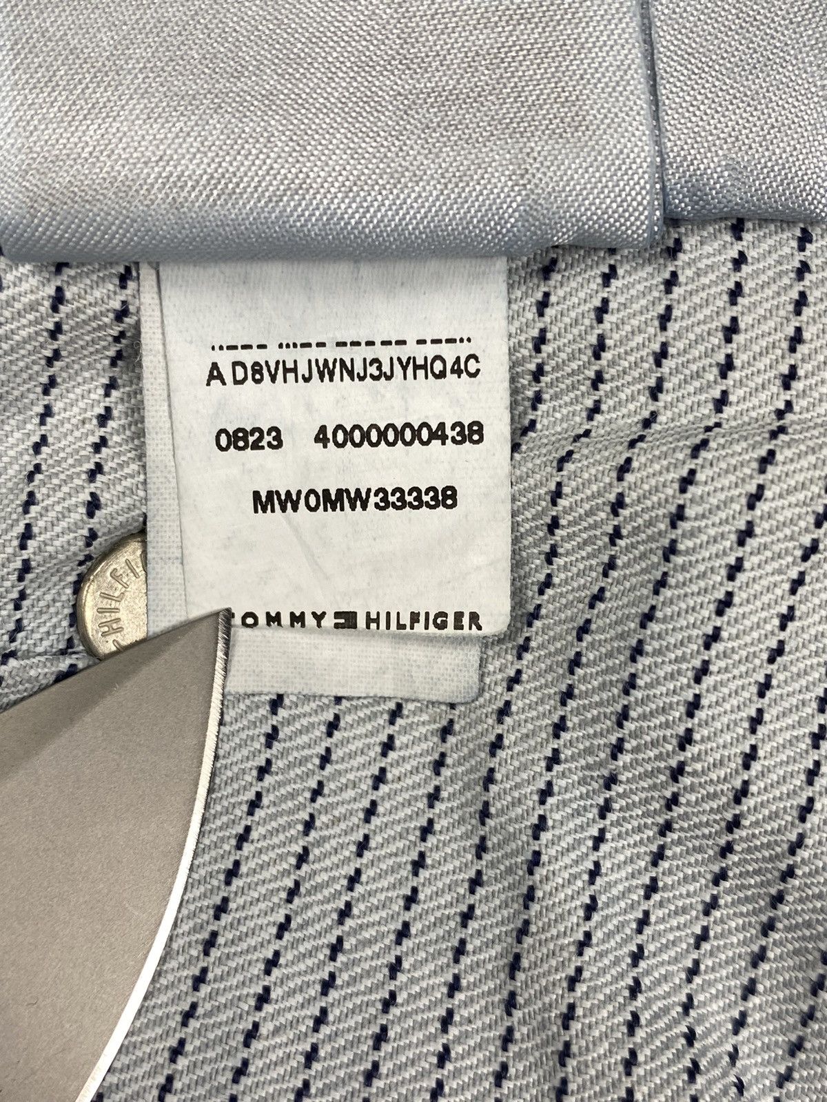 Designer × Tommy Hilfiger Tommy Hilfiger Denton Stretch Straight Fit Dark Blue Jeans Size US 32 / EU 48 - 13 Thumbnail