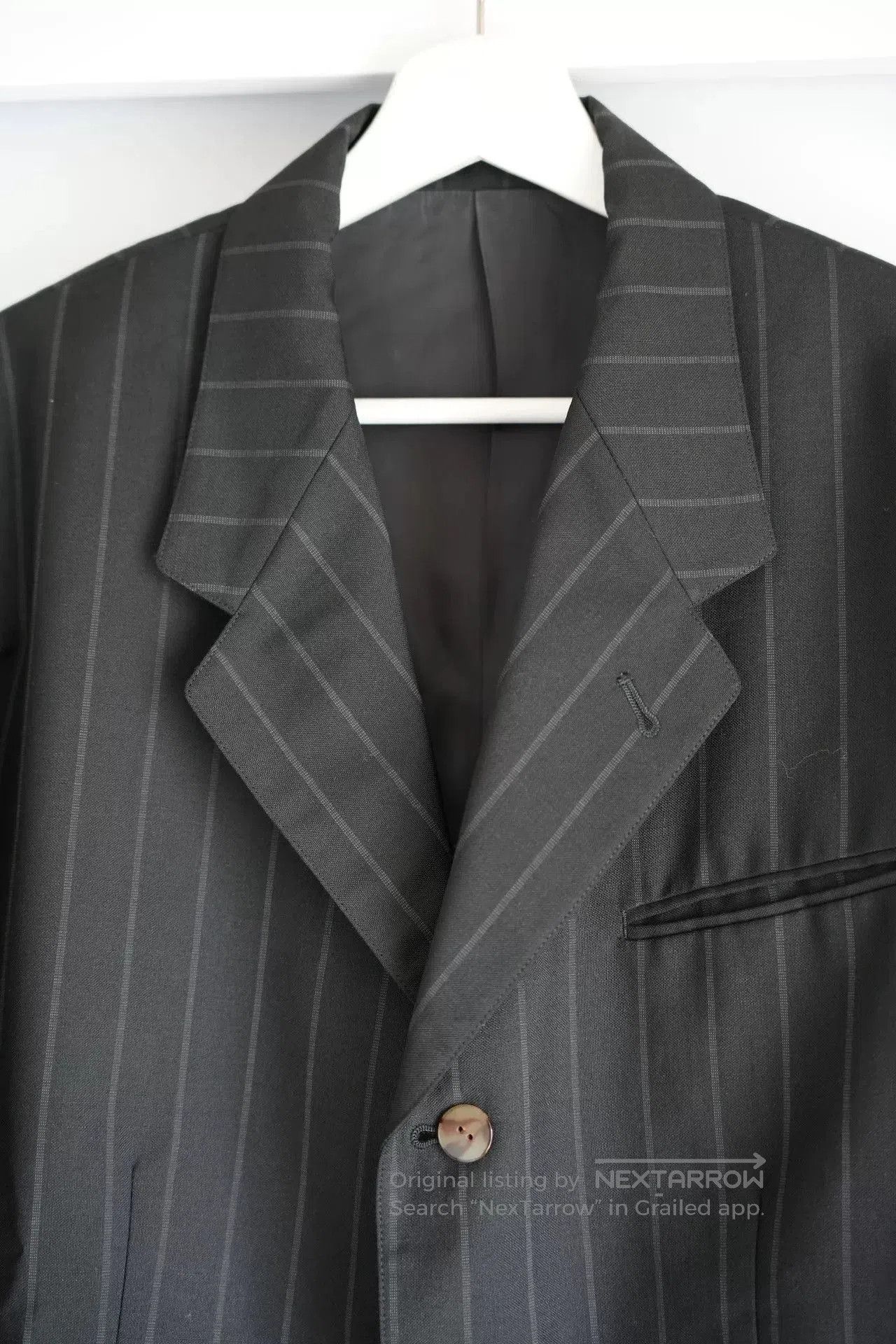 Jean Paul Gaultier Jean Paul Gaultier Striped Suit Jacket. Size US M / EU 48-50 / 2 - 3 Thumbnail