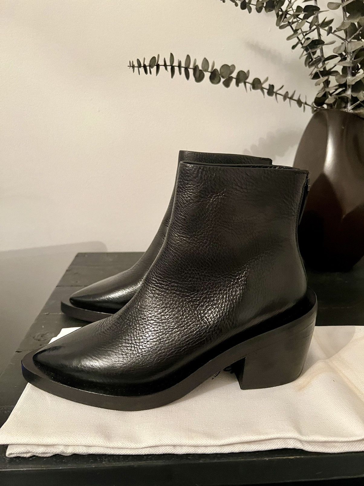 Marsell Marsèll Black Coneros Tronchetto Zip Boots Size US 6 / IT 36 - 7 Thumbnail