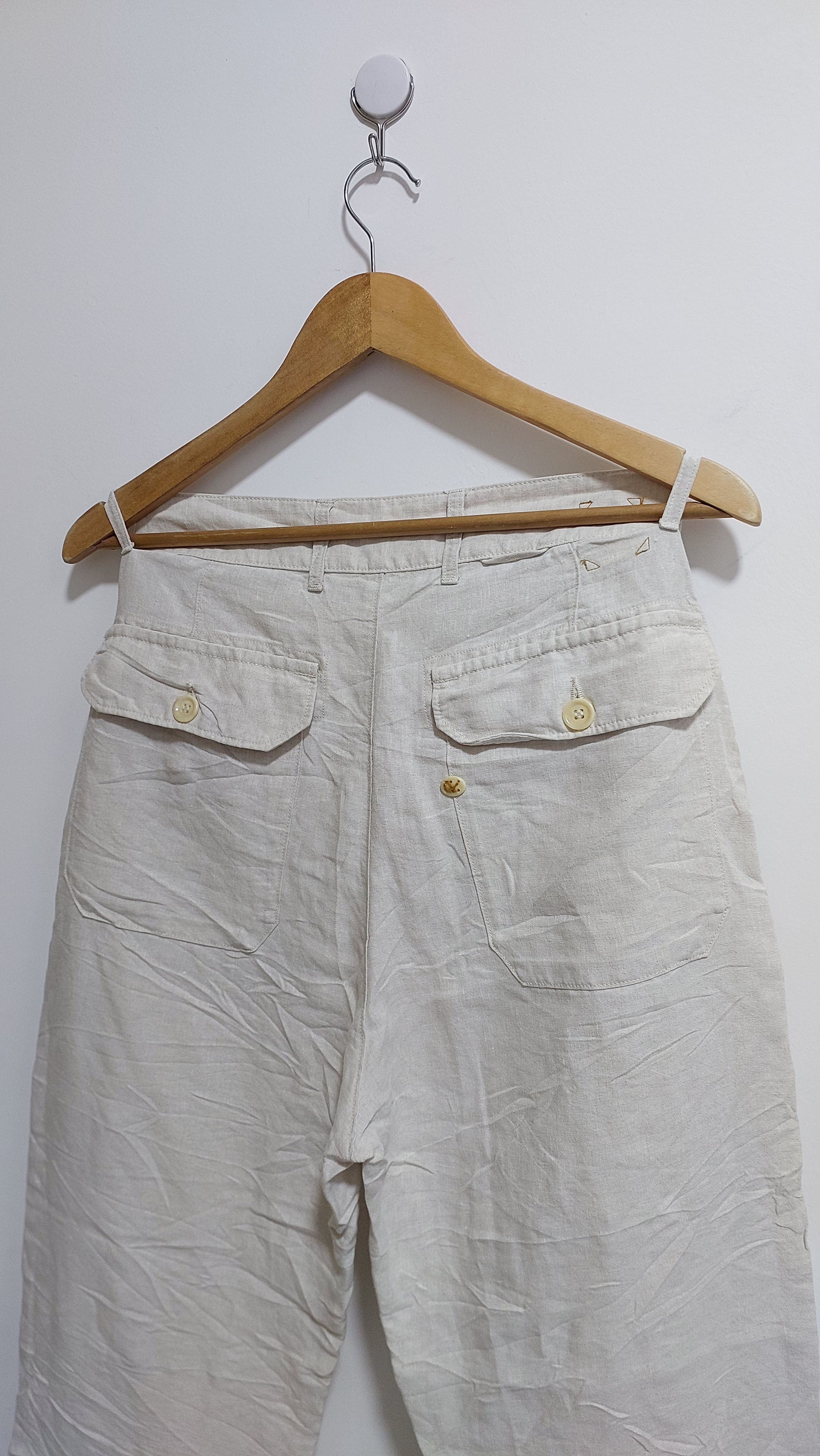45rpm VINTAGE 45RPM 100% LINEN PANT Size US 28 / EU 44 - 7 Thumbnail
