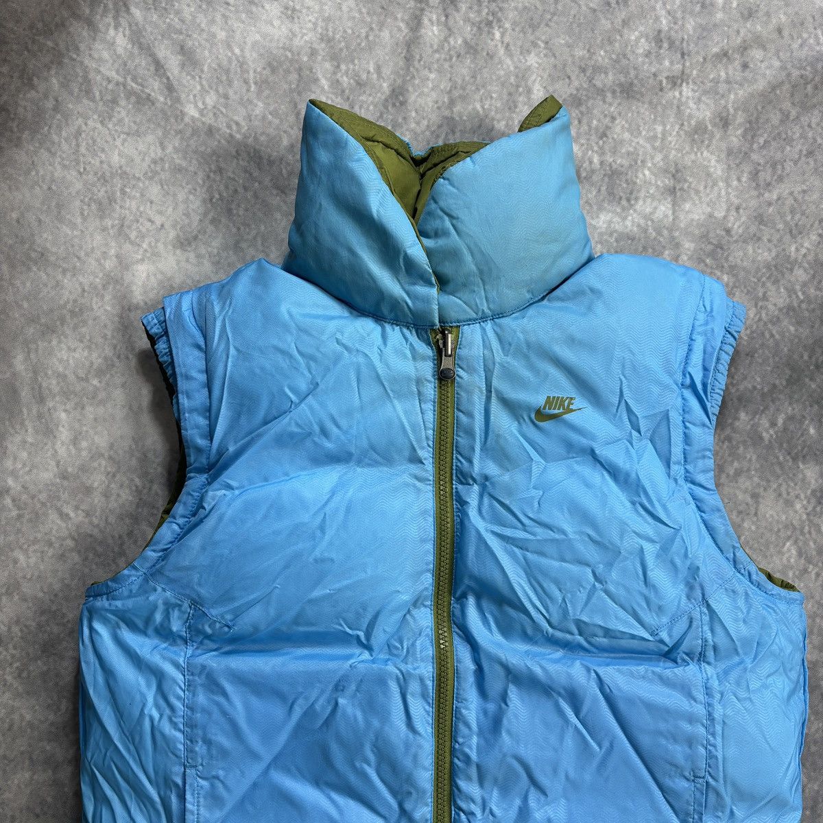 Nike 2000s Nike Reversible Vest Vintage Nike Duck Down Puffer Y2K Size US M / EU 48-50 / 2 - 3 Thumbnail