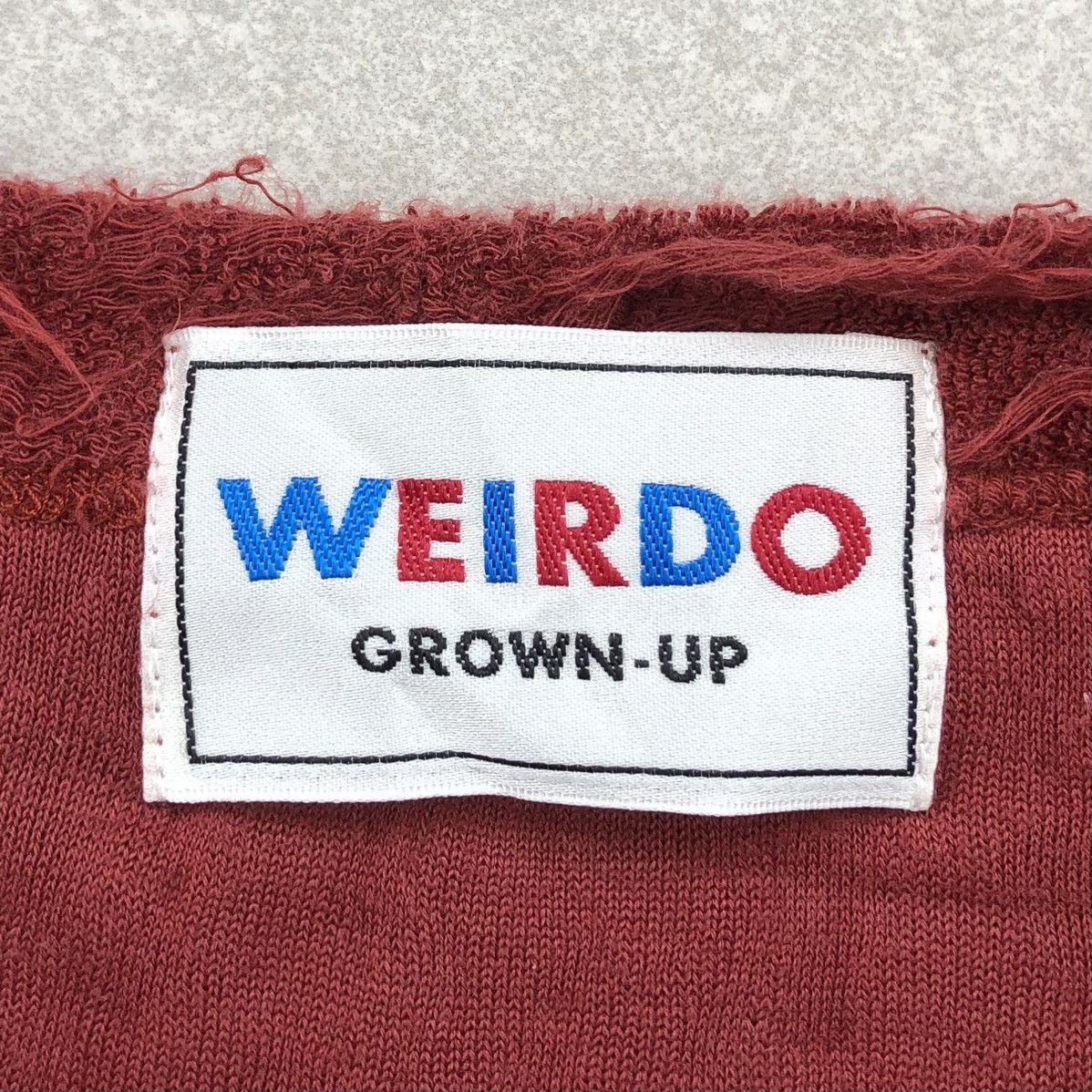 Japanese Brand Weirdo Towel shirt Distressed Long Sleeve Cotton Blend 🇯🇵 Size US L / EU 52-54 / 3 - 14 Thumbnail