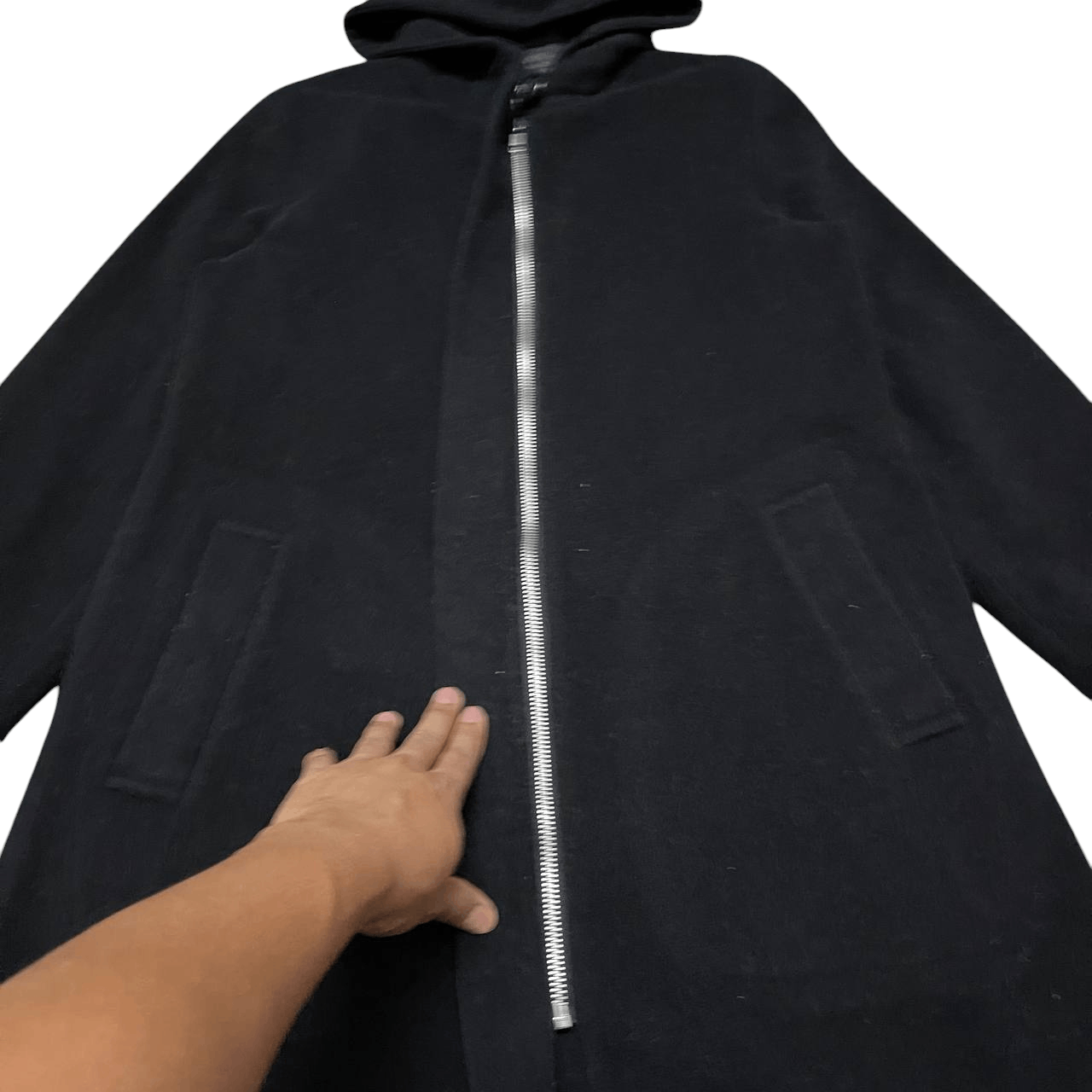 Yohji Yamamoto WXYZ Work Shop Yohji Yamamoto Wool Long Coat Size US S / EU 44-46 / 1 - 5 Thumbnail