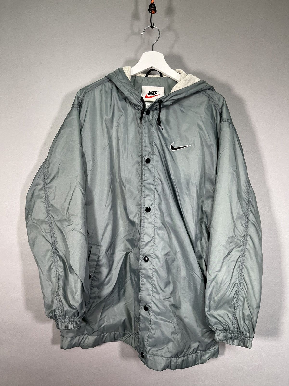 Nike × Vintage Crazy 1990’s Vintage Nike Embroidered Swoosh Spellout Jacket Size US M / EU 48-50 / 2 - 1 Thumbnail