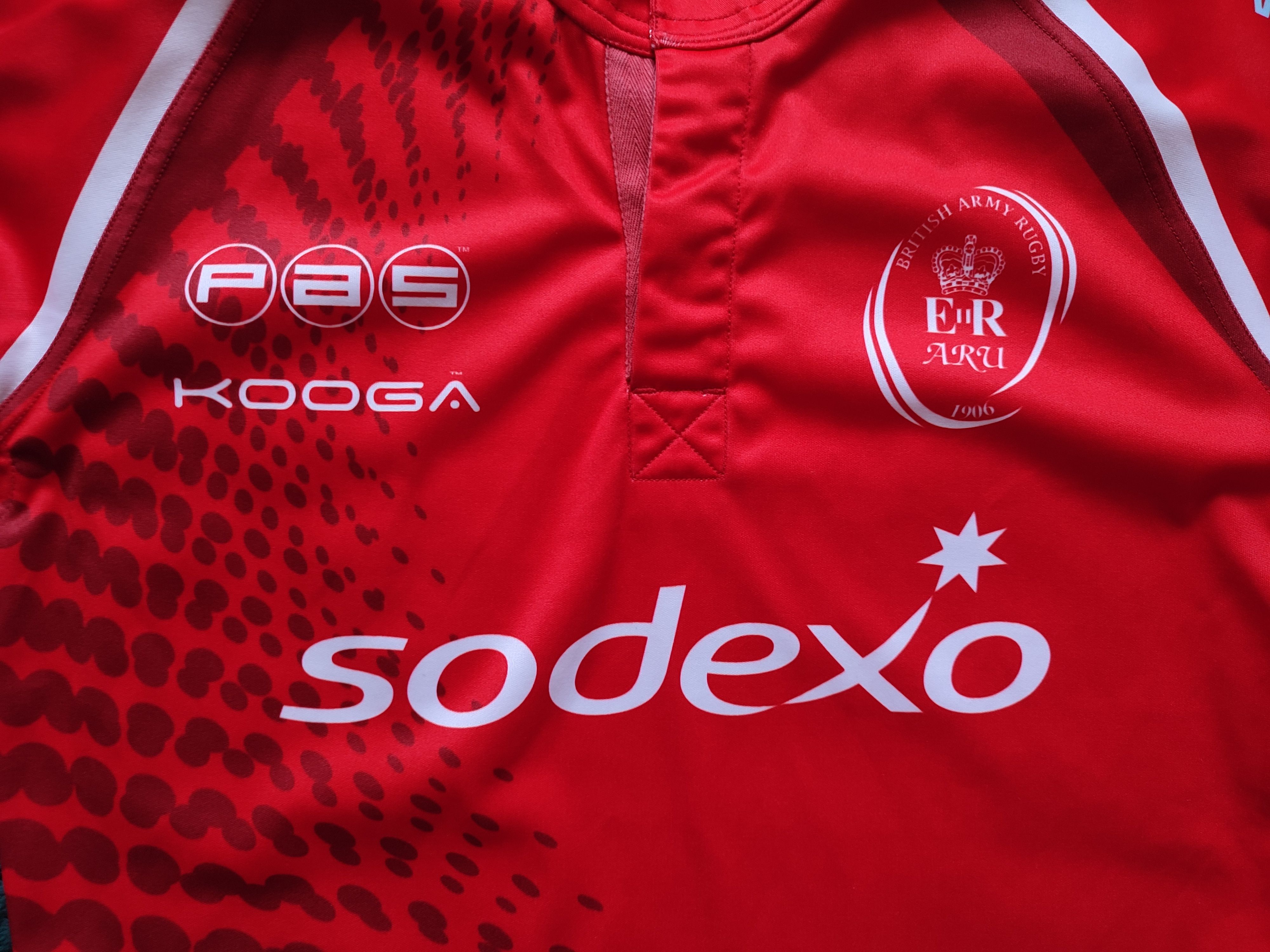 Other British Army Kooga Sodexo Rugby Jersey Shirt Size US M / EU 48-50 / 2 - 3 Thumbnail