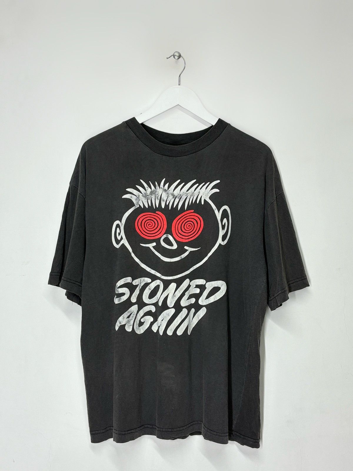 Vintage Vintage Stoned Again 420 Weed acid T-shirt Tee Size US XL / EU 56 / 4 - 1 Thumbnail