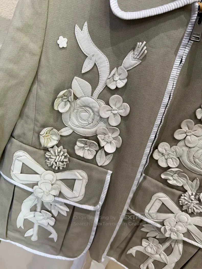 Fendi Fendi 3D Flower Heavy Duty Jacket Size XS / US 0-2 / IT 36-38 - 3 Thumbnail