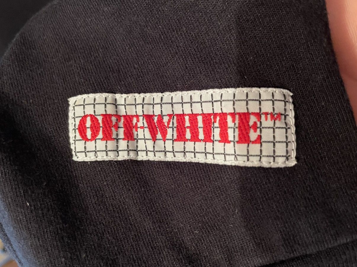 Off-White Off-White Black L/S Arrow Logo Print T-shirt Diagonals Tee Size US S / EU 44-46 / 1 - 11 Thumbnail