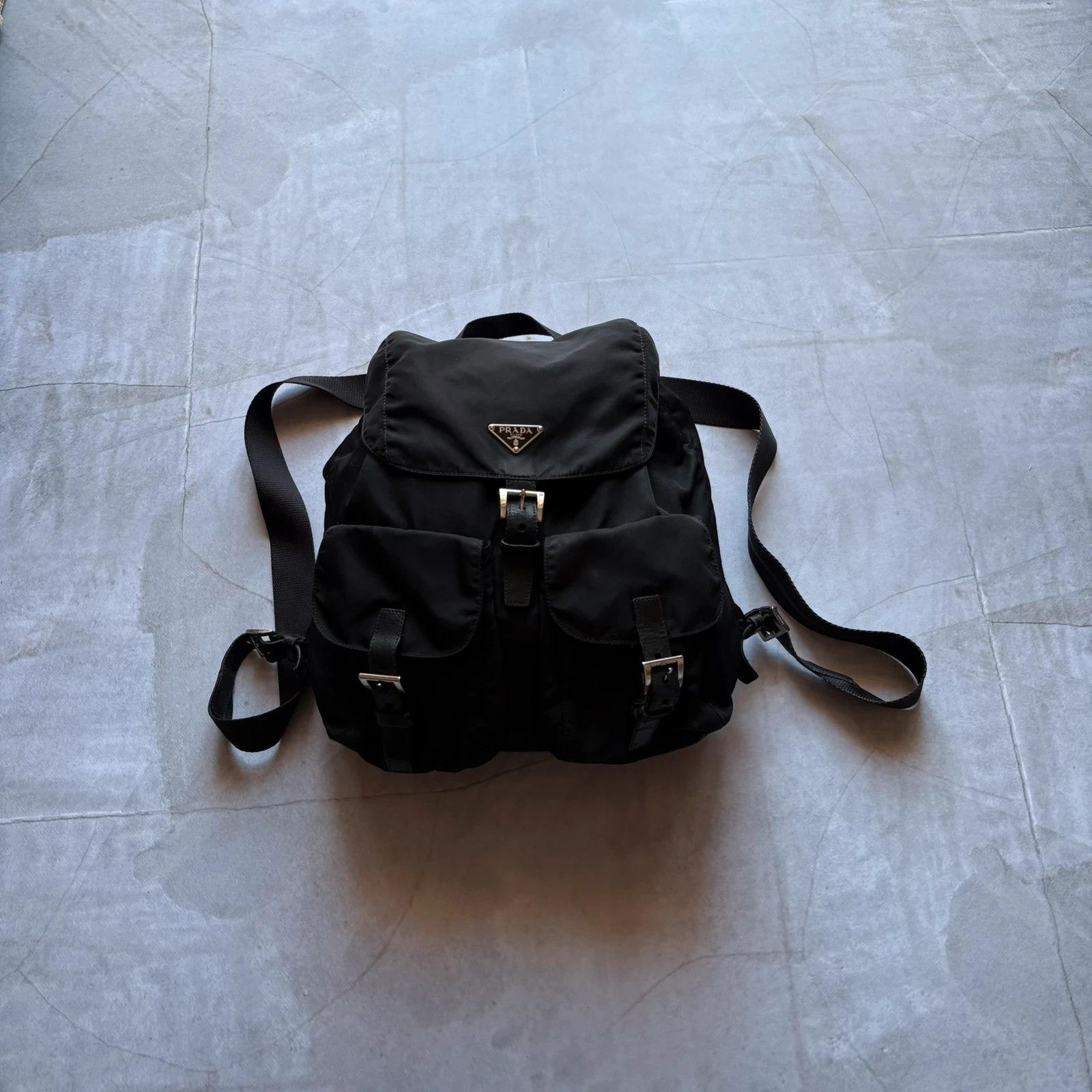 Prada × Vintage VINTAGE BLACK PRADA SPORT BACKPACK | Grailed