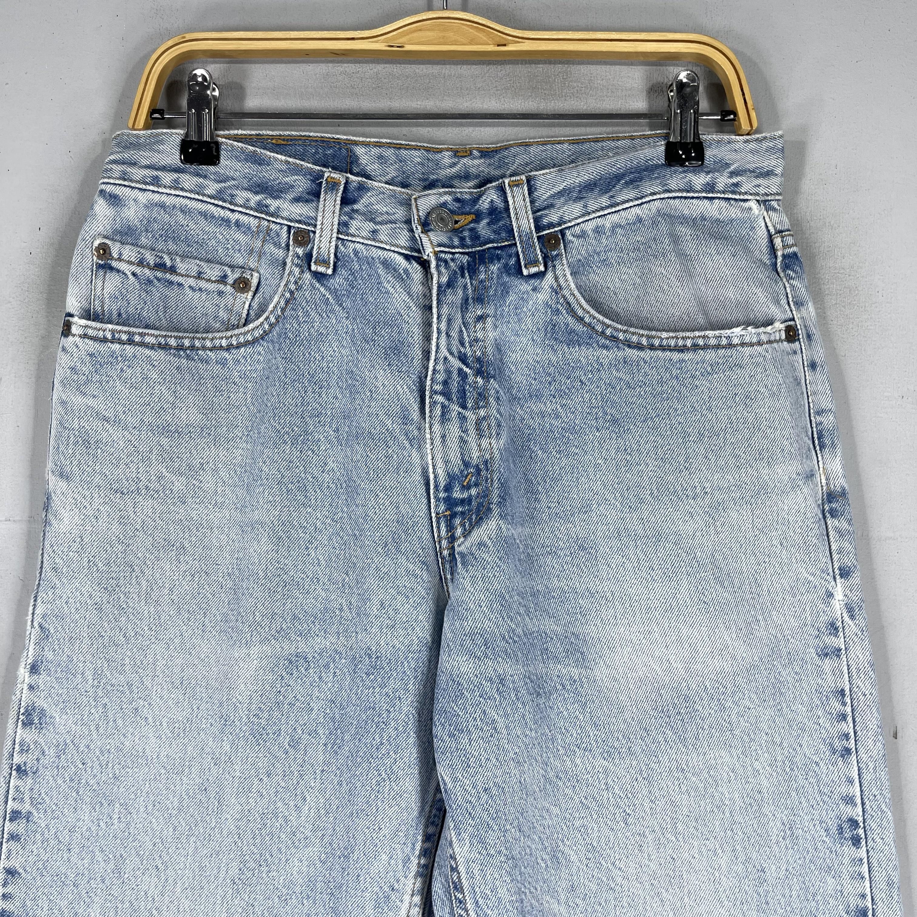 Levi's × Vintage Size 31 Vintage Levis 559 Distressed Light Wash Jeans Size US 31 - 2 Thumbnail