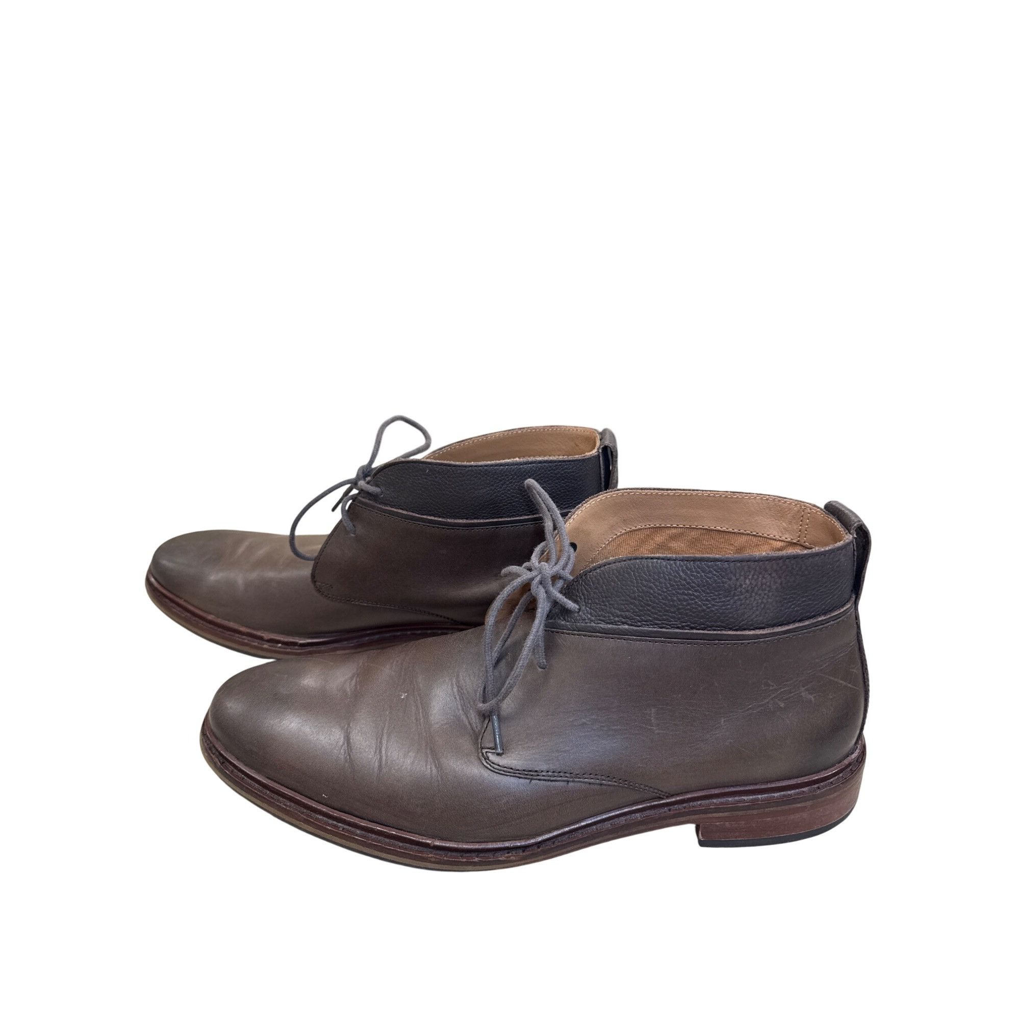 Cole Haan Cole Haan Mens Brown Leather Ankle Chukka Boots Size 10M SKU Size US 10 / EU 43 - 3 Thumbnail