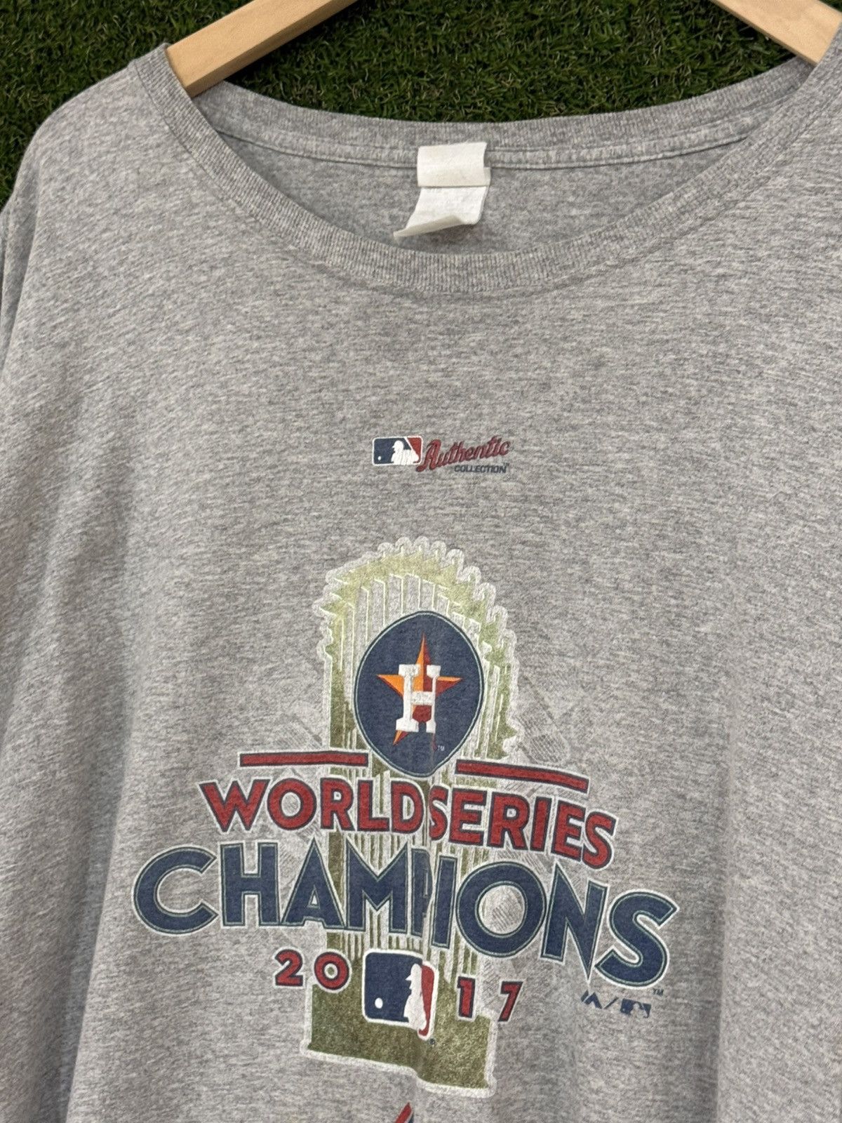 MLB Houston Astros MLB Grey 3XL Champion Baseball Tee Size US XXL / EU 58 / 5 - 3 Thumbnail