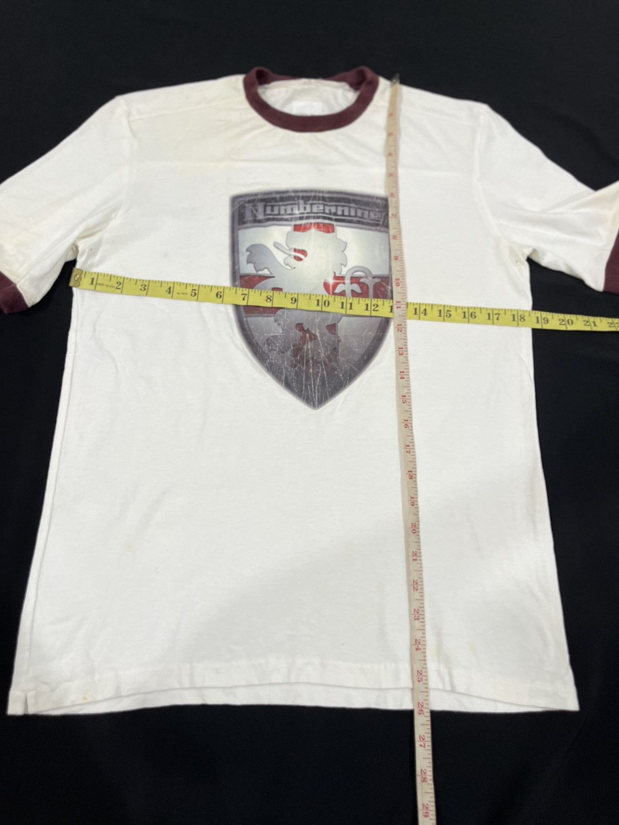 Number (N)ine Number Nine Big logo Ringer tee Size US M / EU 48-50 / 2 - 9 Thumbnail