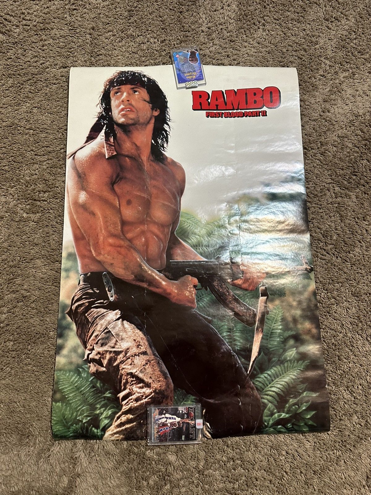 Universal Studios Vintage Rambo First blood part 2 movie poster 80s Size US L / EU 52-54 / 3 - 1 Thumbnail
