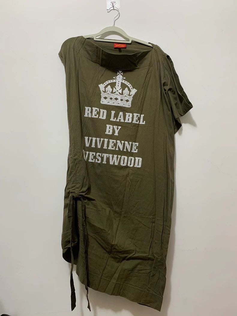 Vivienne Westwood Vivienne Westwood Military green irregular collar T-shirt Size M / US 6-8 / IT 42-44 - 5 Thumbnail