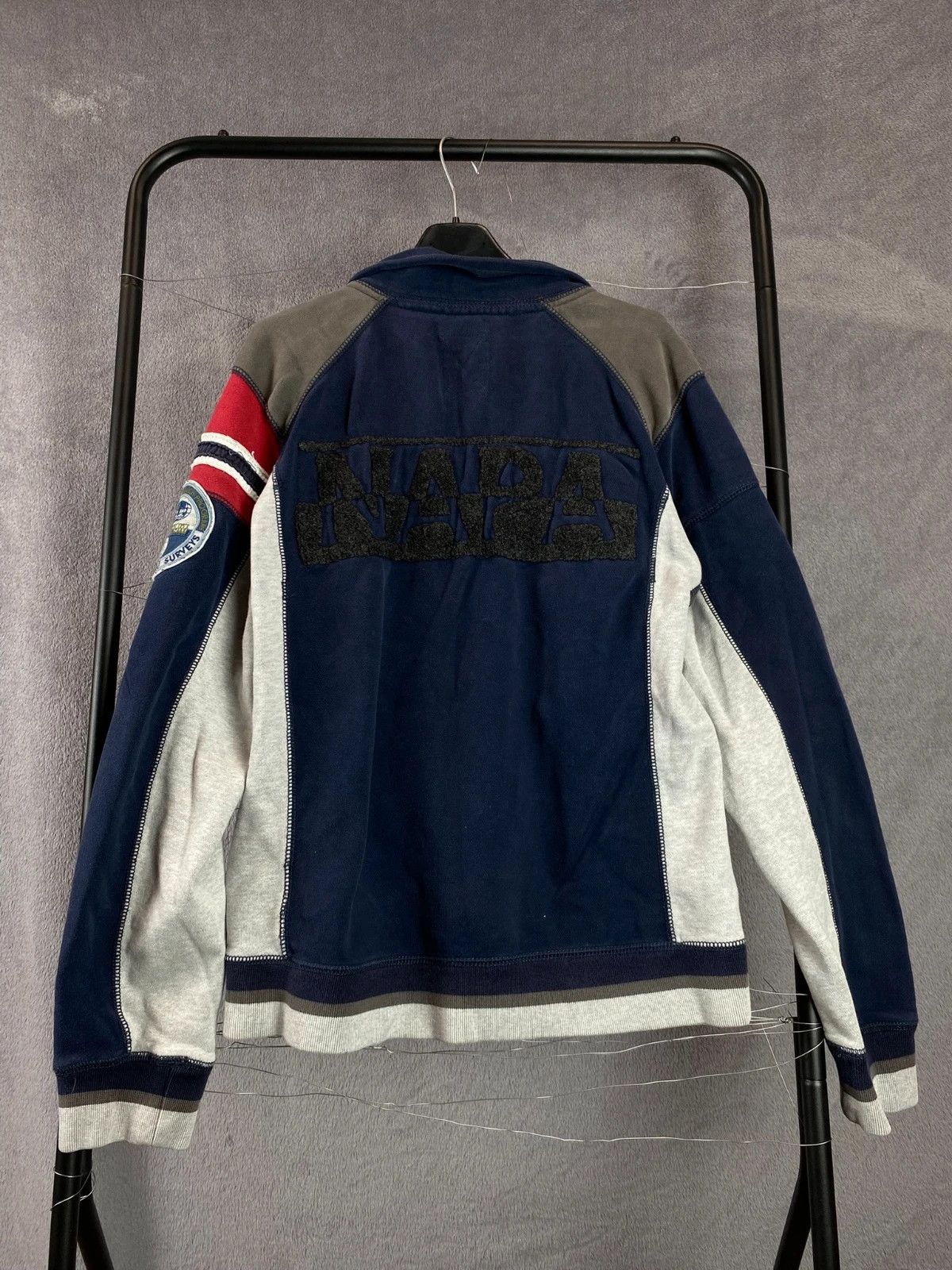 Napapijri Napapijri Spellout Hoodie Zip Embroidered Y2K M Size US M / EU 48-50 / 2 - 2 Thumbnail
