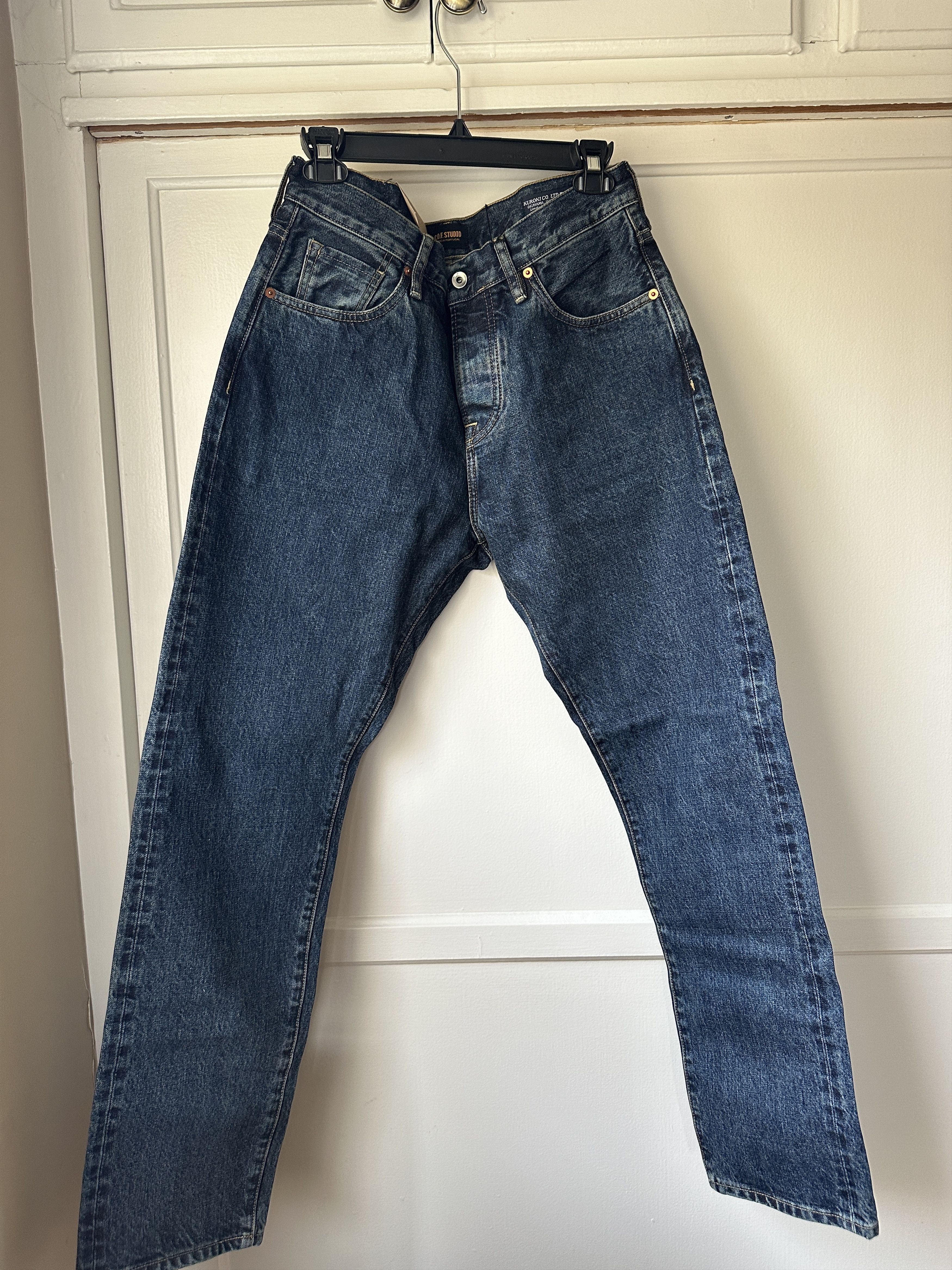 C.O.F. Studio M5 Limited Edition Kuroki Selvedge Jeans Size US 30 / EU 46 - 7 Thumbnail