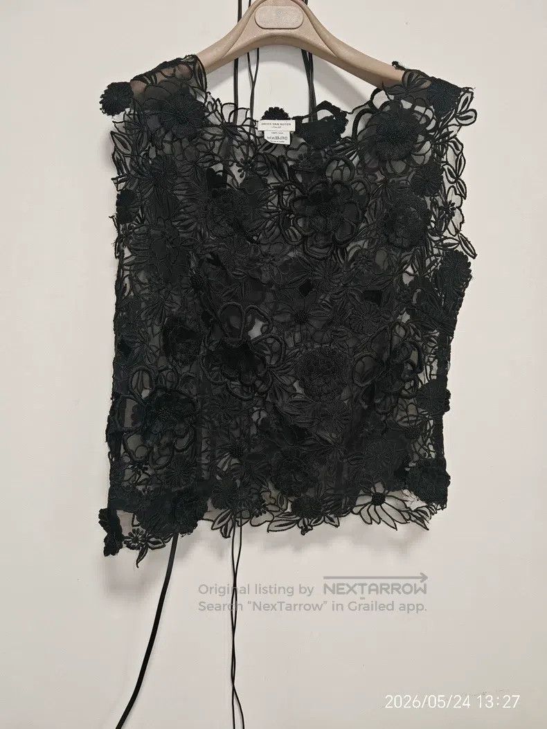 Dries Van Noten Dries Van Noten size:38 Heavy Embroidered Silk Floral Top Size M / US 6-8 / IT 42-44 - 1 Thumbnail
