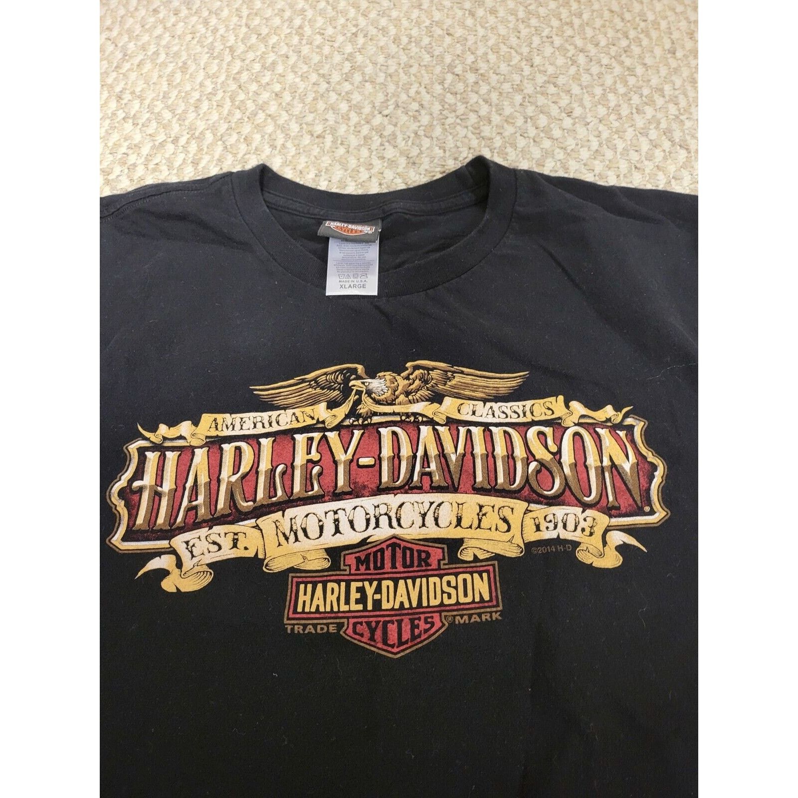 Harley Davidson harley davidsonwest Indies Mens Size Large Short Sleeve Size US XL / EU 56 / 4 - 2 Thumbnail