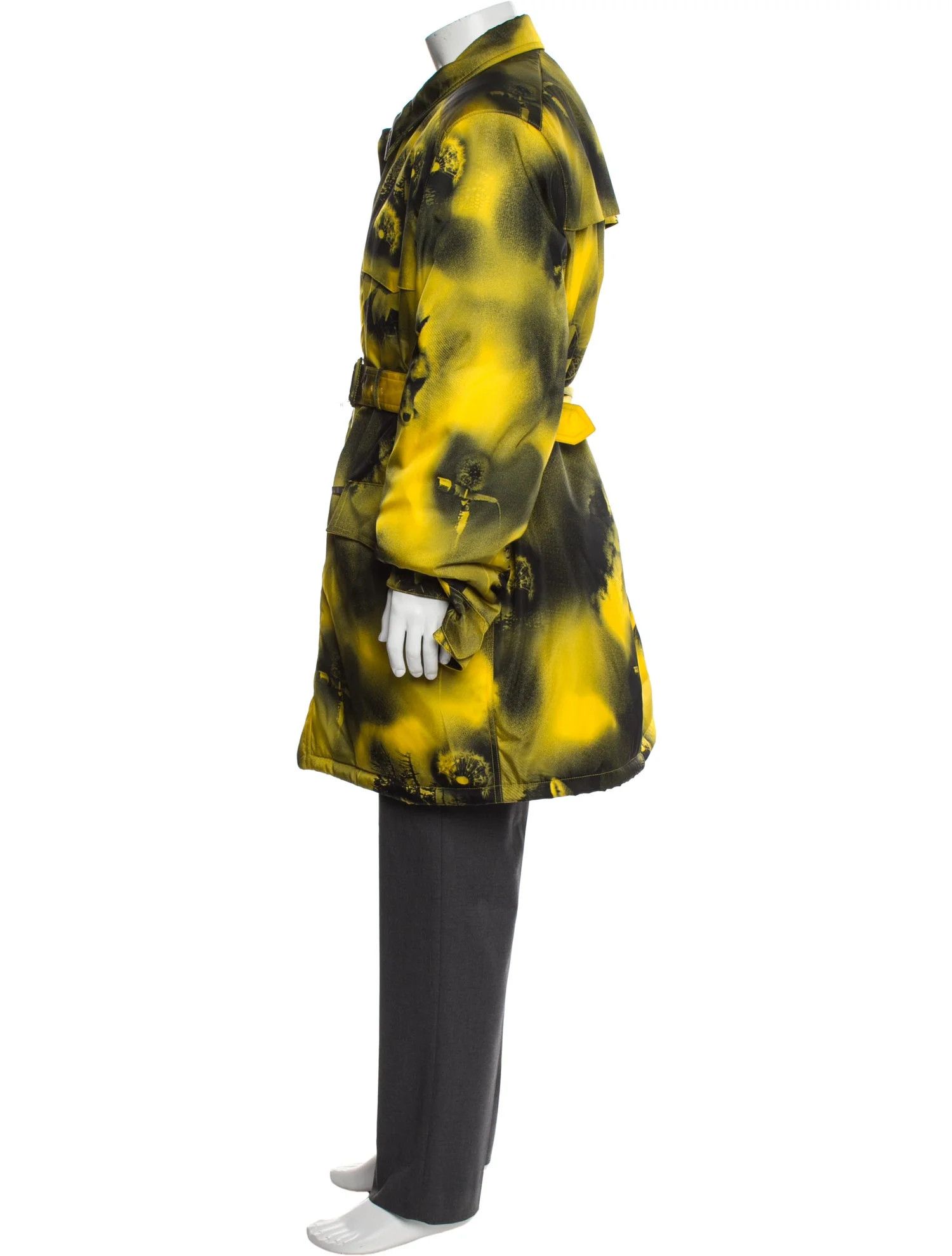 Prada Prada Re-Nylon abstract-printed parka coat Size US XL / EU 56 / 4 - 9 Thumbnail