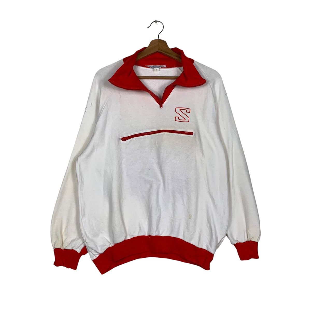 Salomon 85/86’s SALOMON Half Zip Turtleneck Sweatshirt #1470-C66 Size US L / EU 52-54 / 3 - 9 Thumbnail