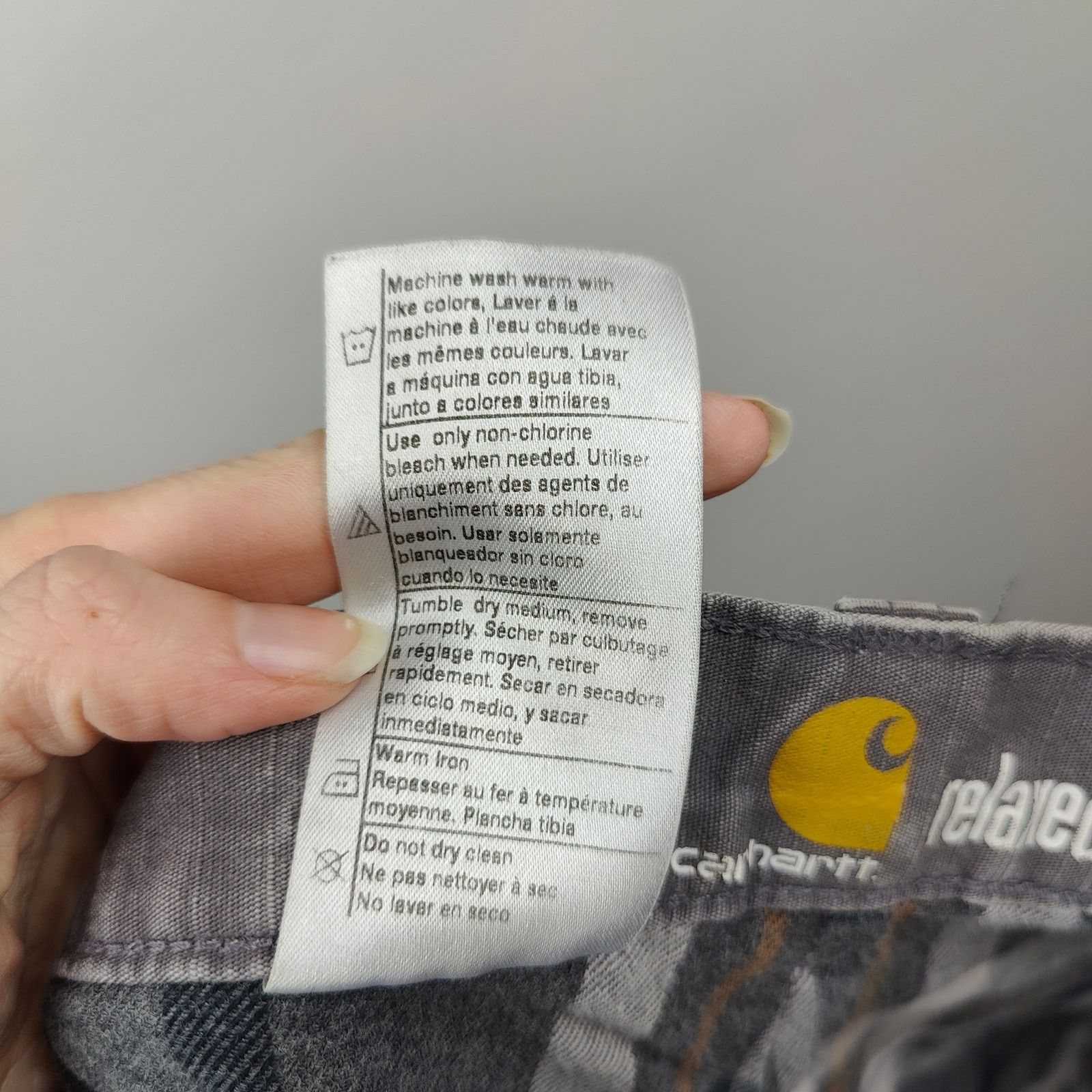 Carhartt Carhartt Relaxed Ripstop Flannel Lined Cargo Pants 36 Size US 36 / EU 52 - 12 Thumbnail